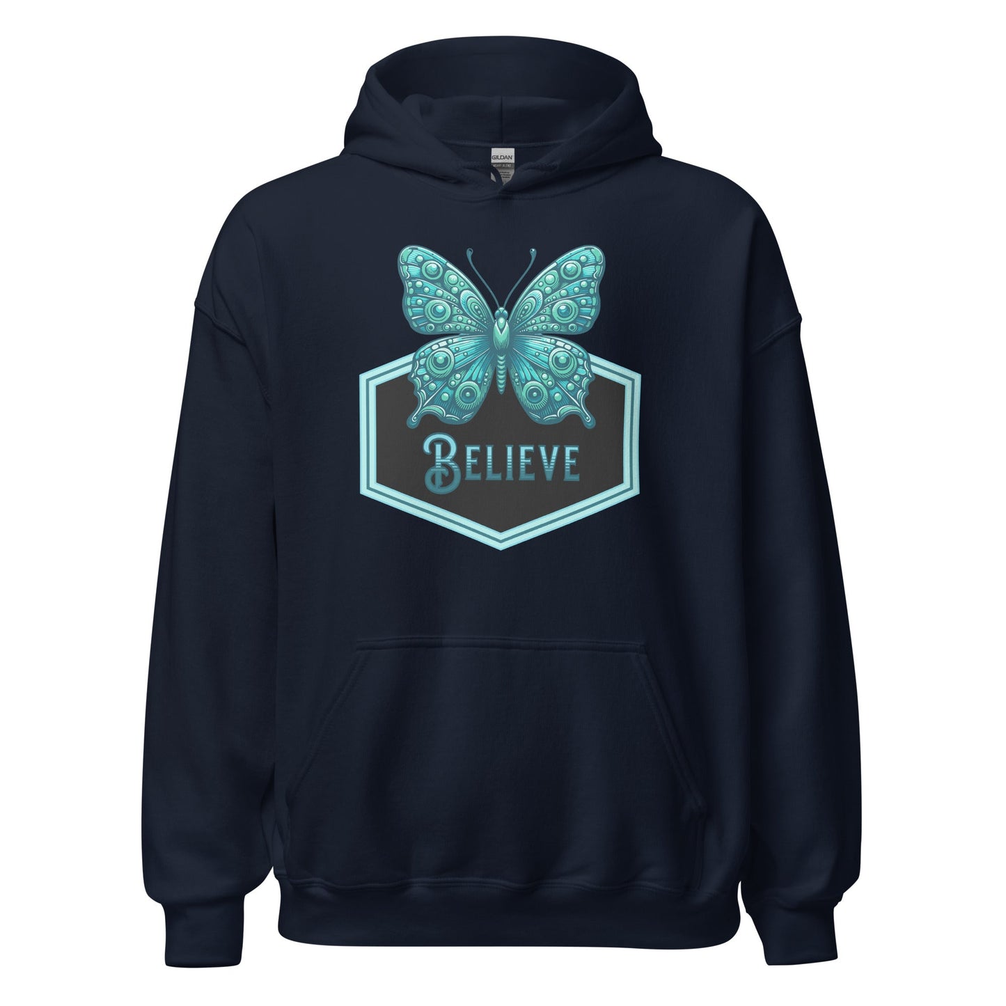 Believe - Butterfly II Women's (Unisex) Hoodie - Hoodies - Discovery Co.