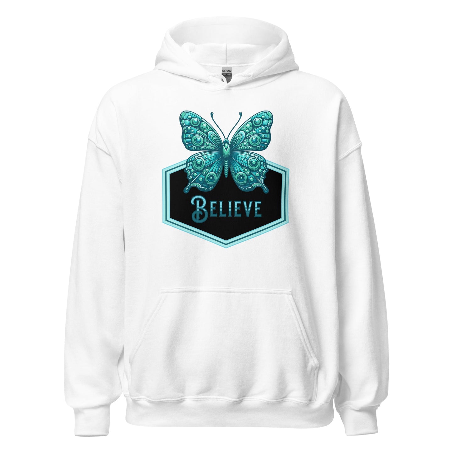 Believe - Butterfly II Women's (Unisex) Hoodie - Hoodies - Discovery Co.