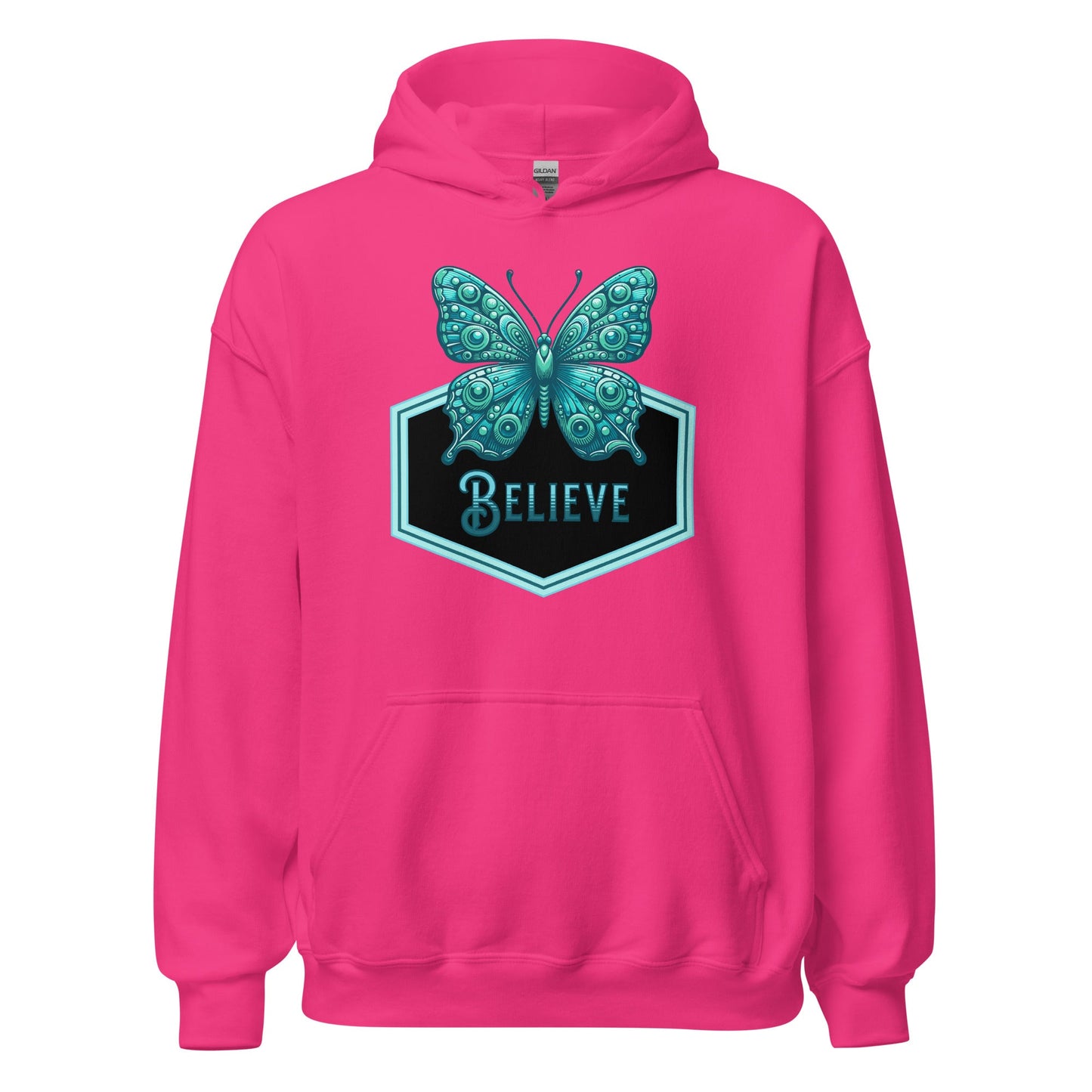 Believe - Butterfly II Women's (Unisex) Hoodie - Hoodies - Discovery Co.