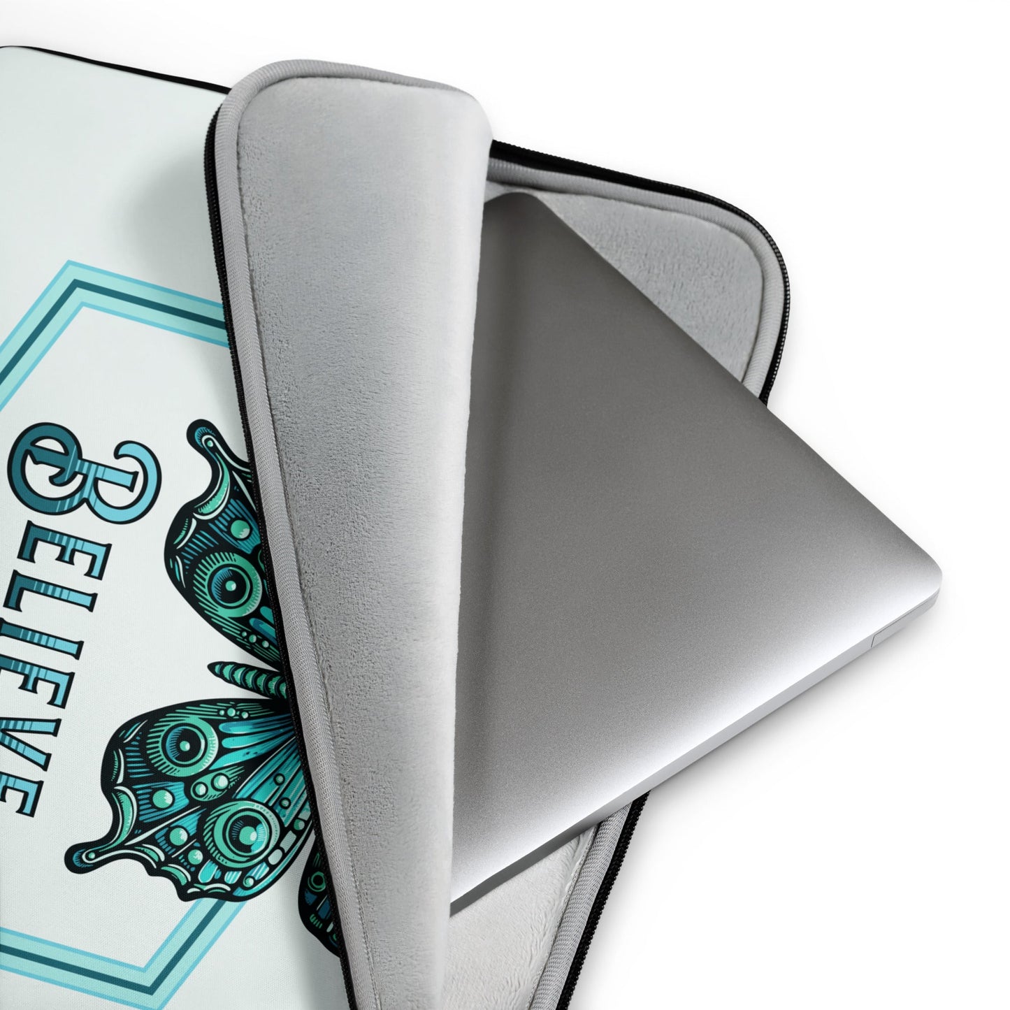 Believe - Butterfly Laptop Sleeve - Laptop Cases - Discovery Co.