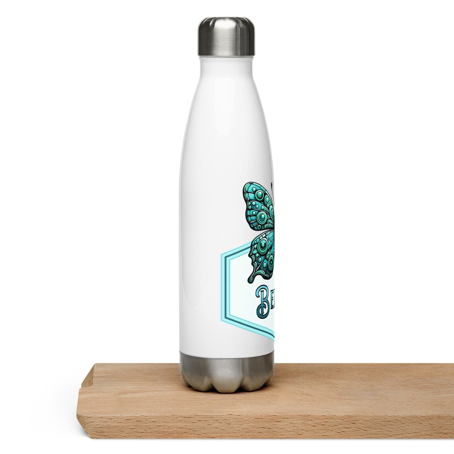 Believe - Butterfly Stainless Steel Water Bottle - Stainless Steel Water Bottle - Discovery Co.