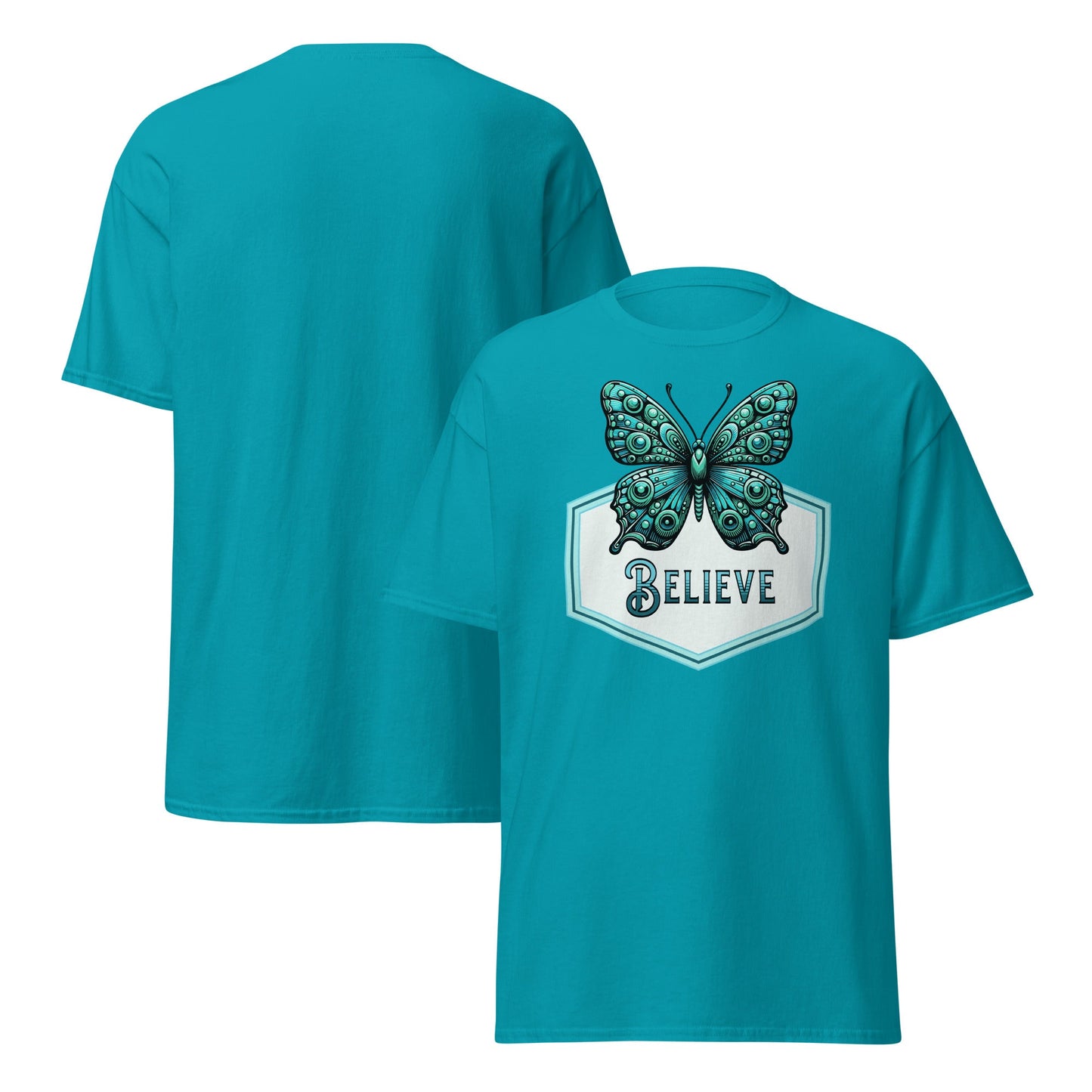 Believe - Butterfly Women's (Unisex) Classic Tee - Women's Shirts - Discovery Co.