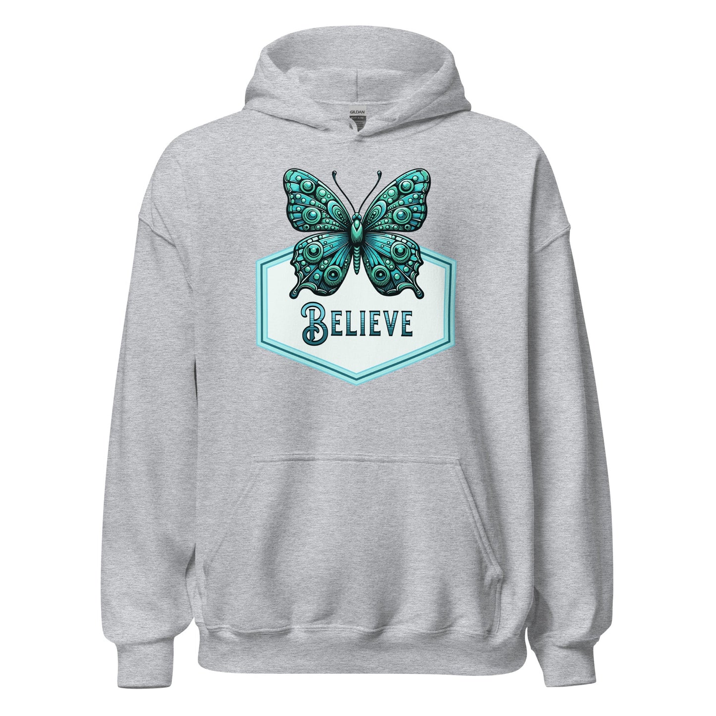 Believe - Butterfly Women's (Unisex) Hoodie - Discovery Co.