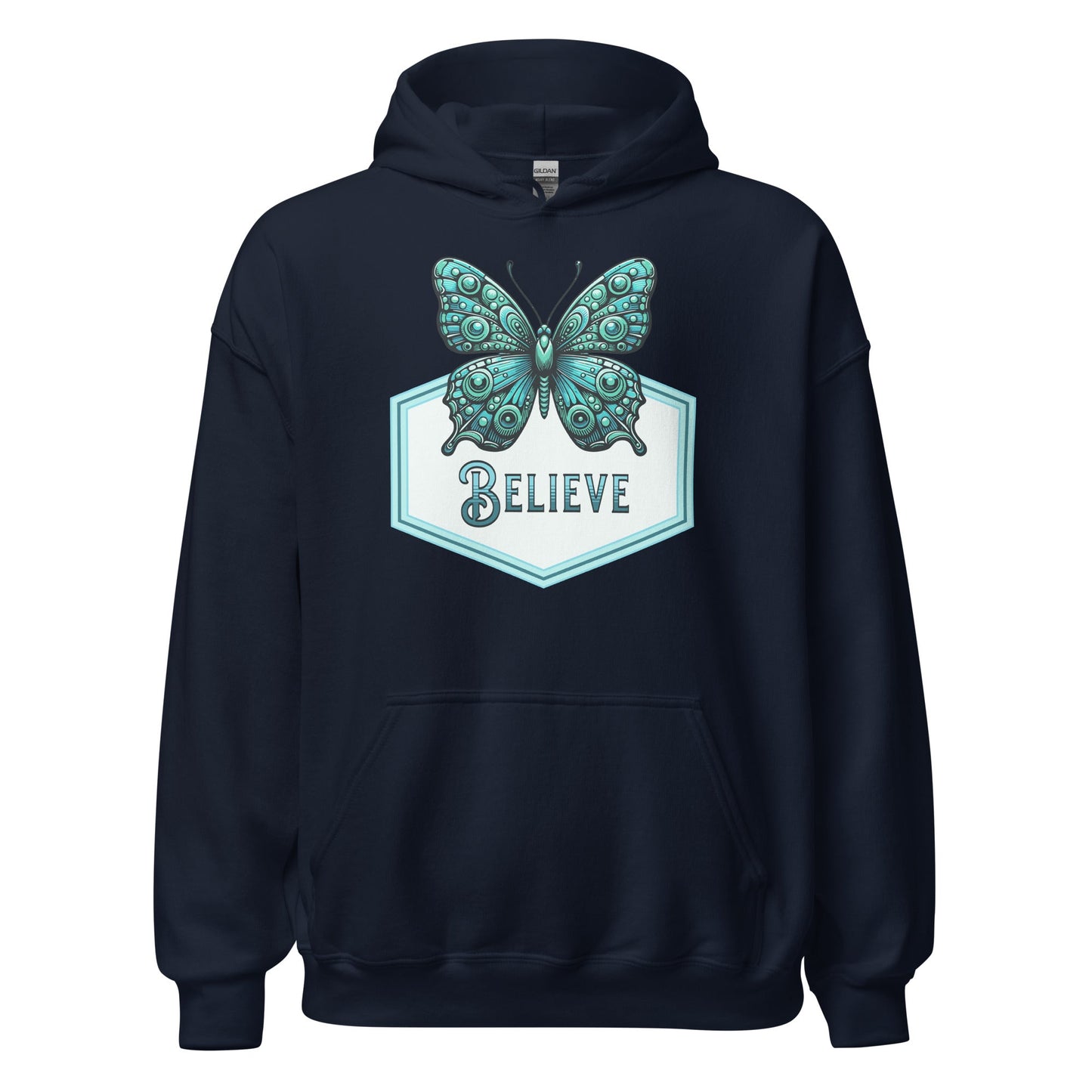 Believe - Butterfly Women's (Unisex) Hoodie - Discovery Co.
