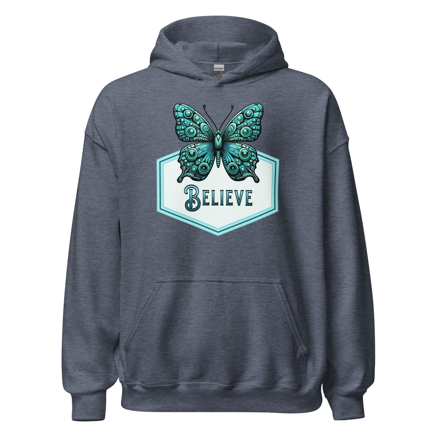 Believe - Butterfly Women's (Unisex) Hoodie - Discovery Co.