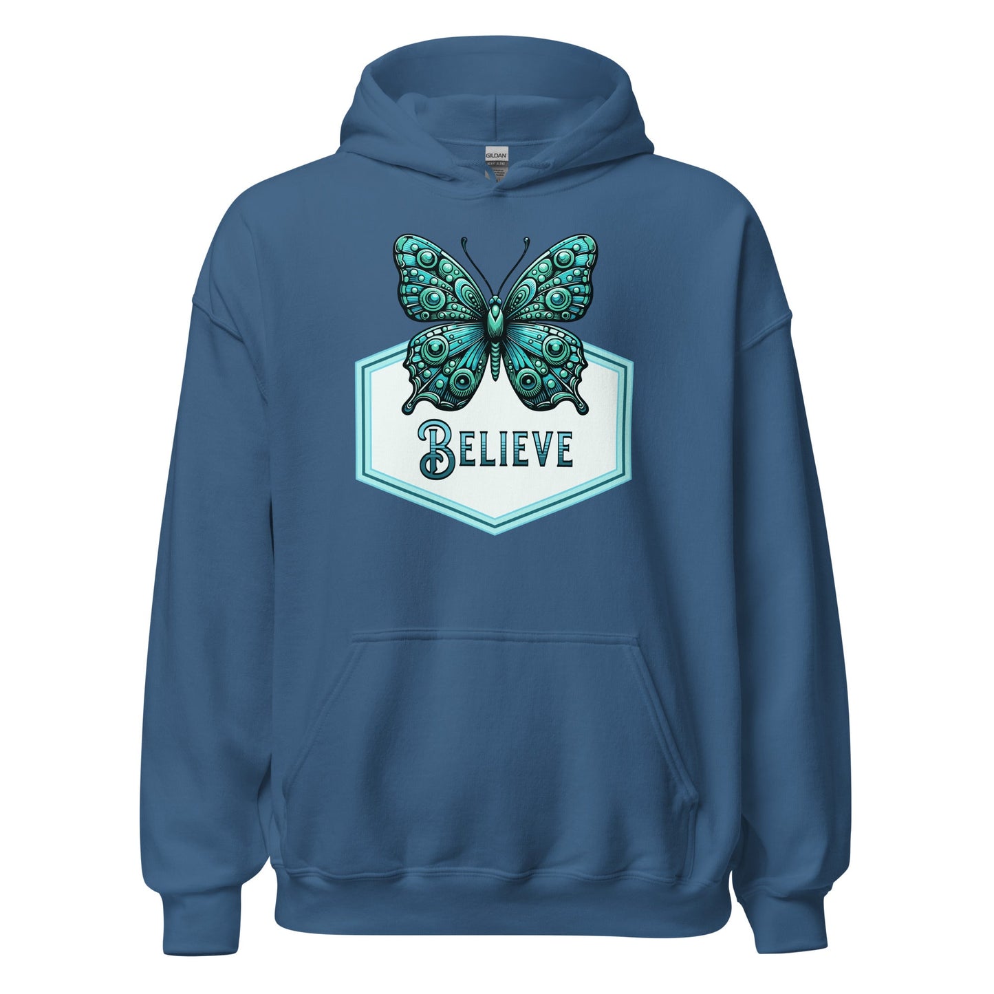 Believe - Butterfly Women's (Unisex) Hoodie - Discovery Co.
