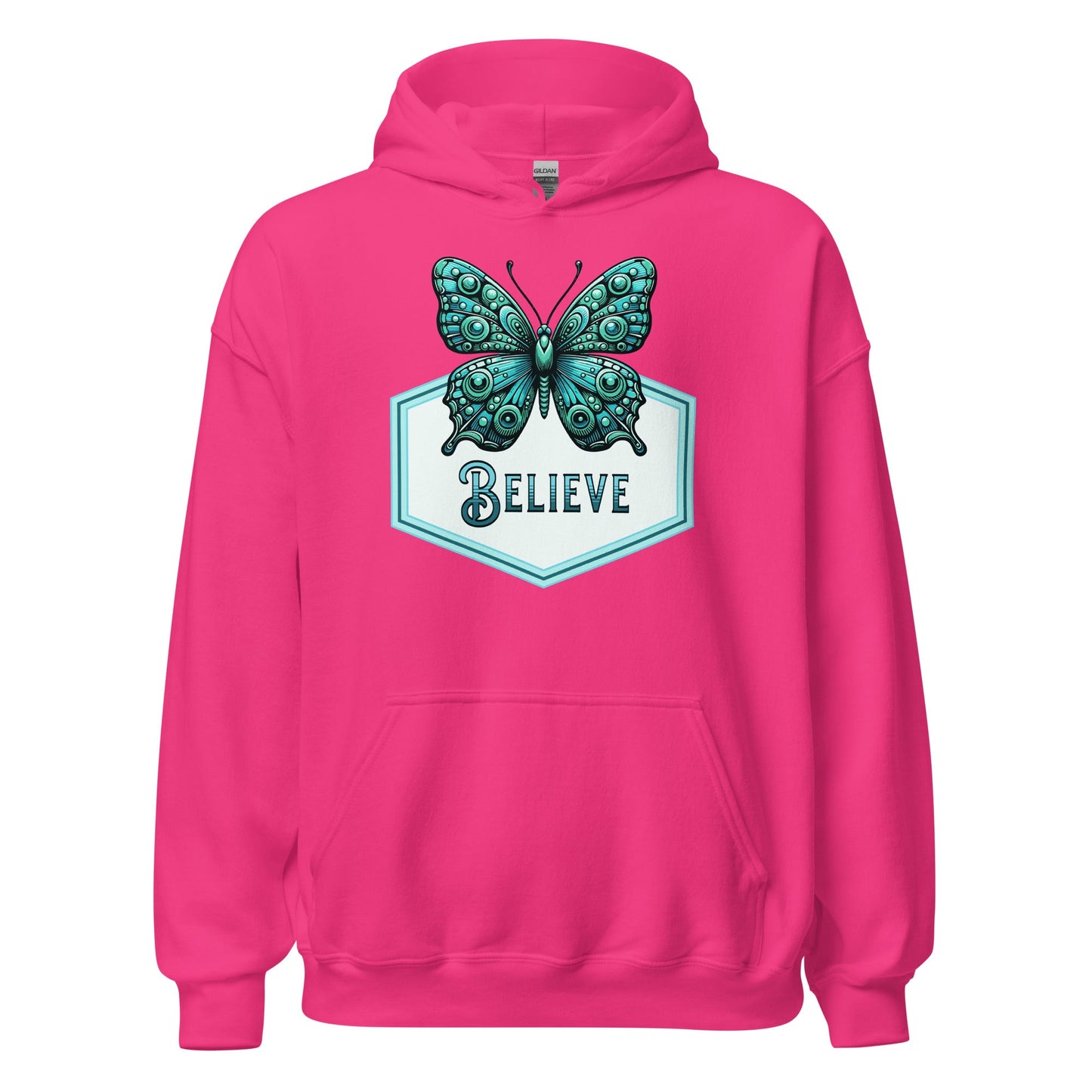 Believe - Butterfly Women's (Unisex) Hoodie - Discovery Co.