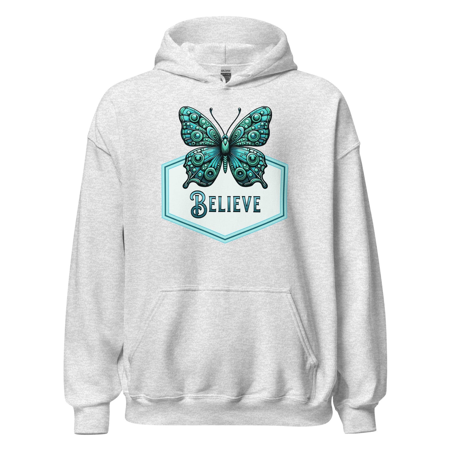Believe - Butterfly Women's (Unisex) Hoodie - Discovery Co.