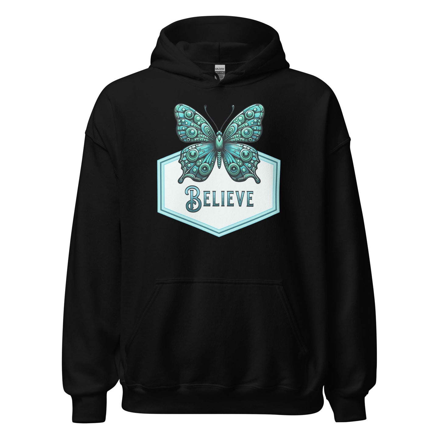 Believe - Butterfly Women's (Unisex) Hoodie - Discovery Co.