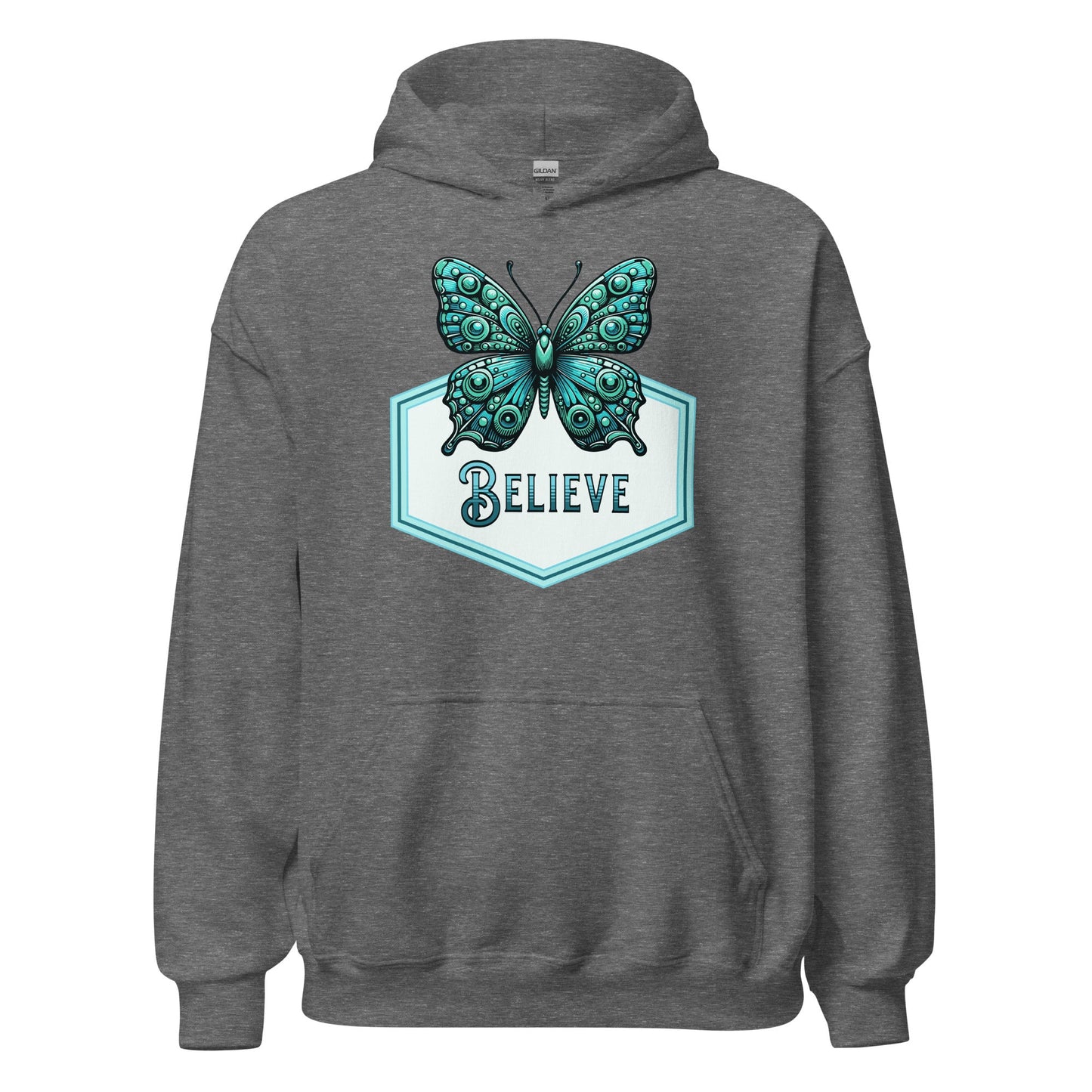 Believe - Butterfly Women's (Unisex) Hoodie - Discovery Co.