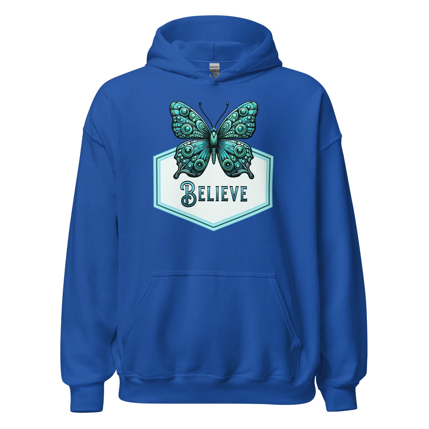Believe - Butterfly Women's (Unisex) Hoodie - Discovery Co.