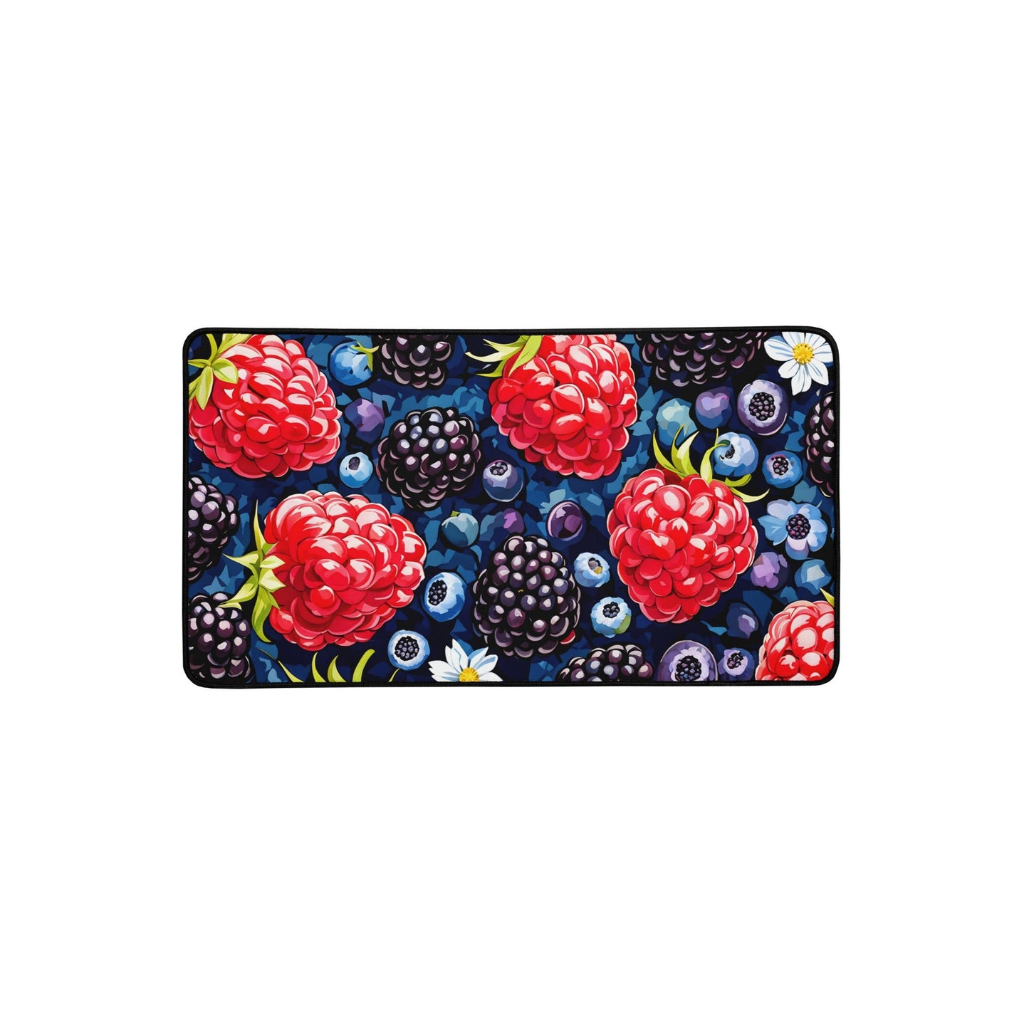 Berries And Flowers Desk Mat - Mouse Pads - Discovery Co.