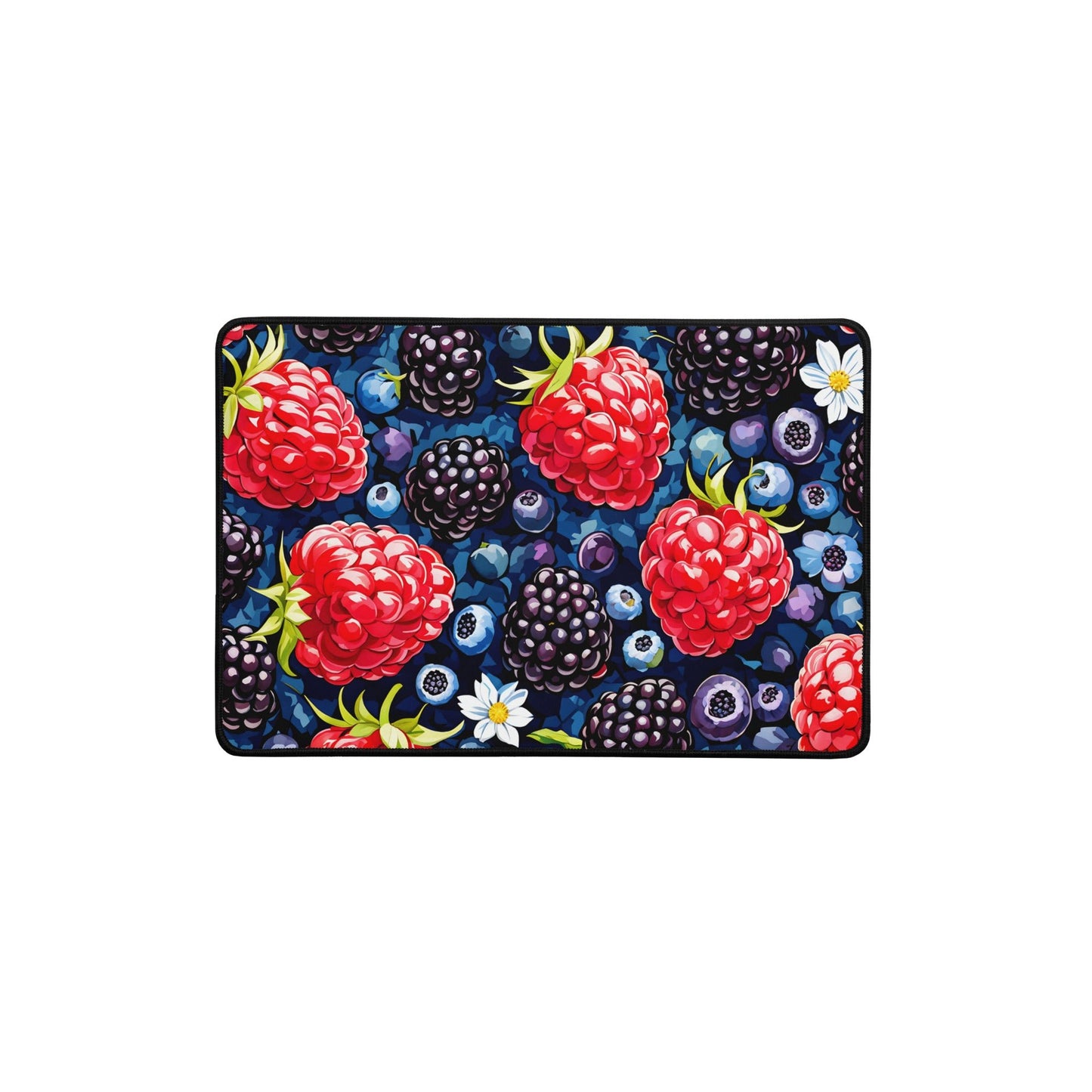 Berries And Flowers Desk Mat - Mouse Pads - Discovery Co.