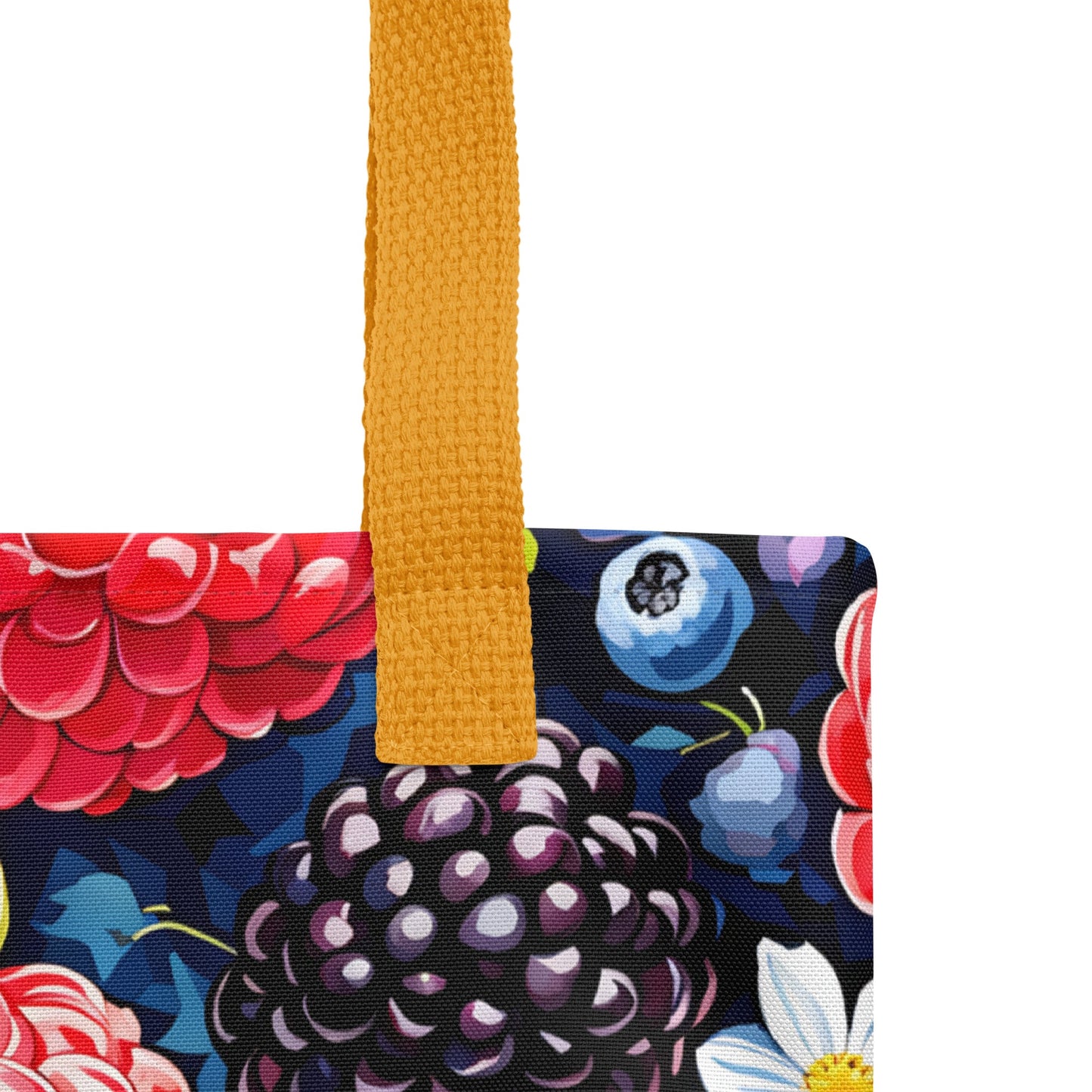 Berries and Flowers Tote Bag - Tote Bags - Discovery Co.