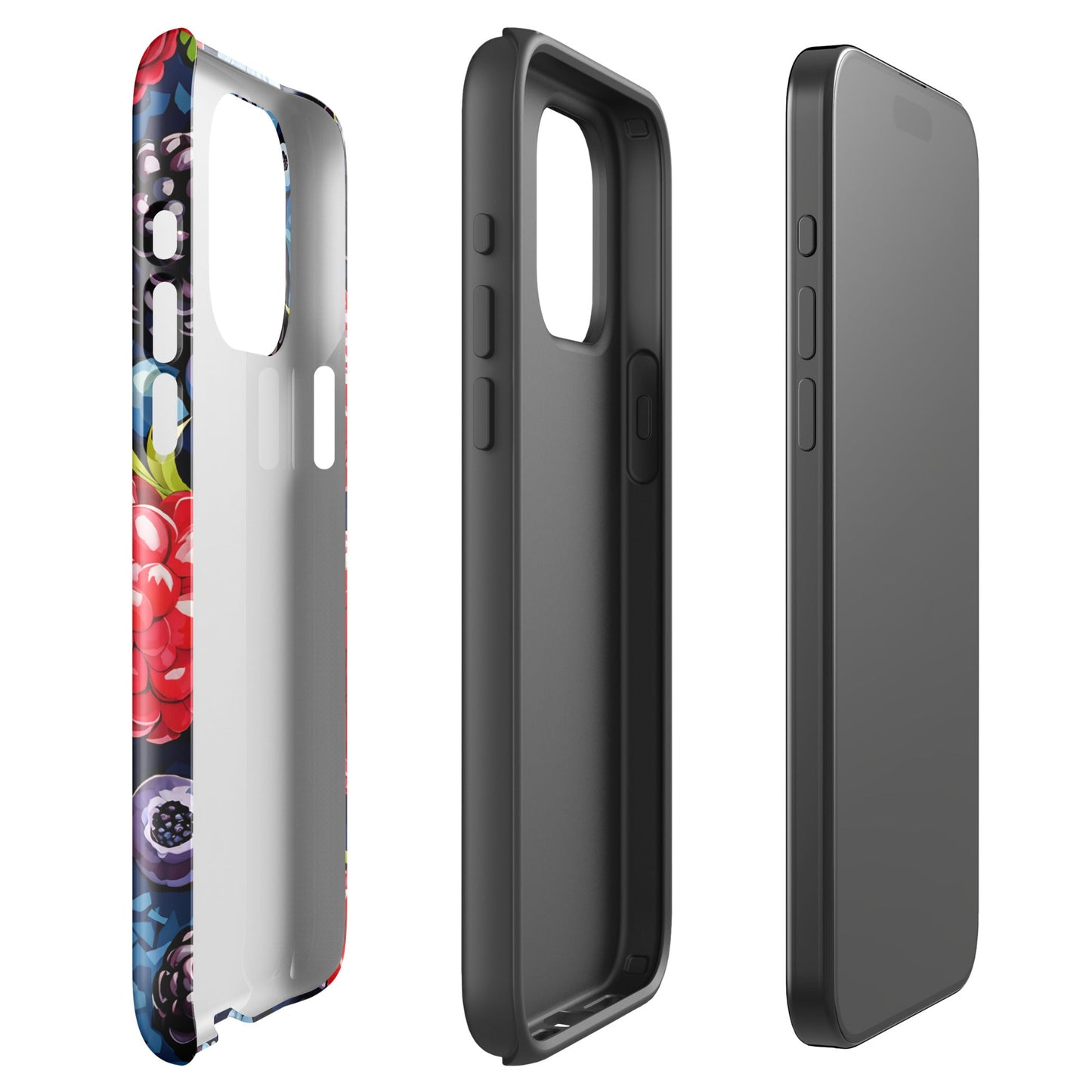Berries and Flowers Tough Case For iPhone® - Phone Case - Discovery Co.