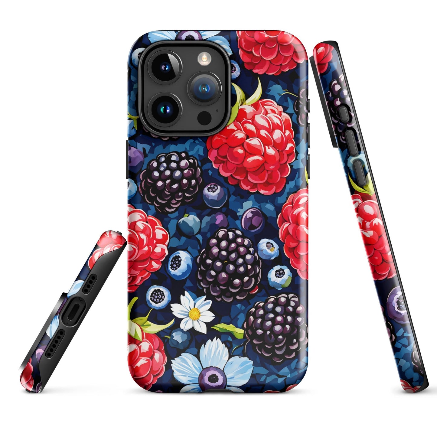 Berries and Flowers Tough Case For iPhone® - Phone Case - Discovery Co.