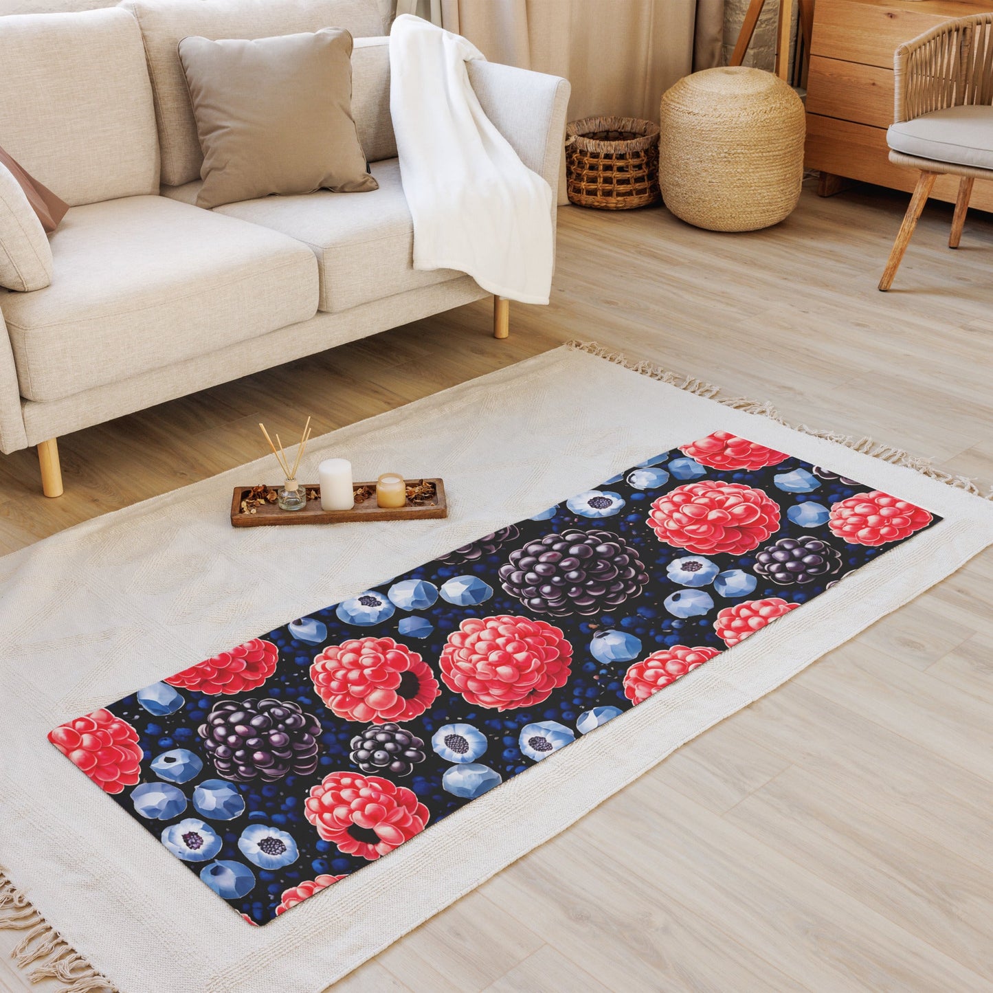 Berries Yoga Mat - Yoga Mat - Discovery Co.