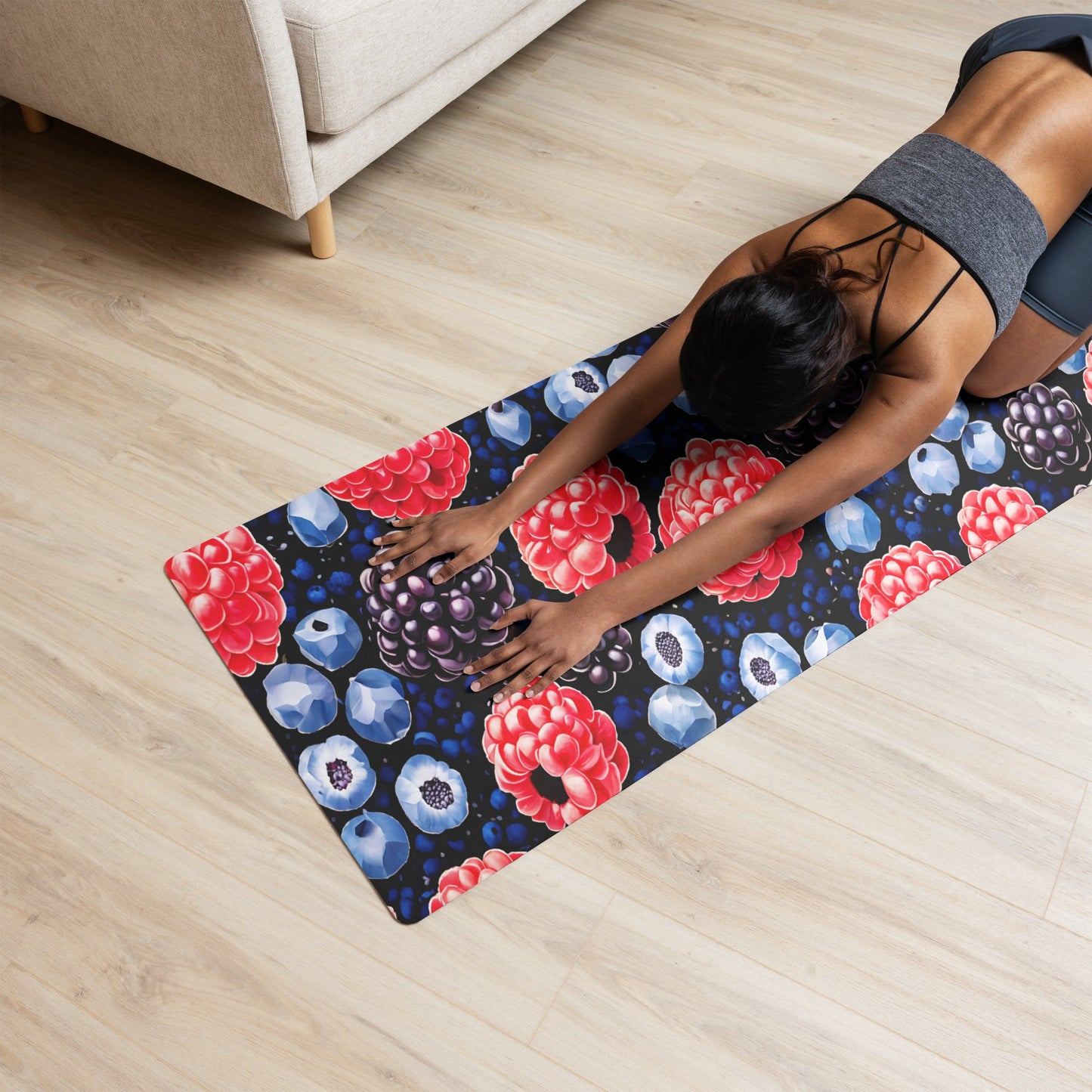 Berries Yoga Mat - Yoga Mat - Discovery Co.