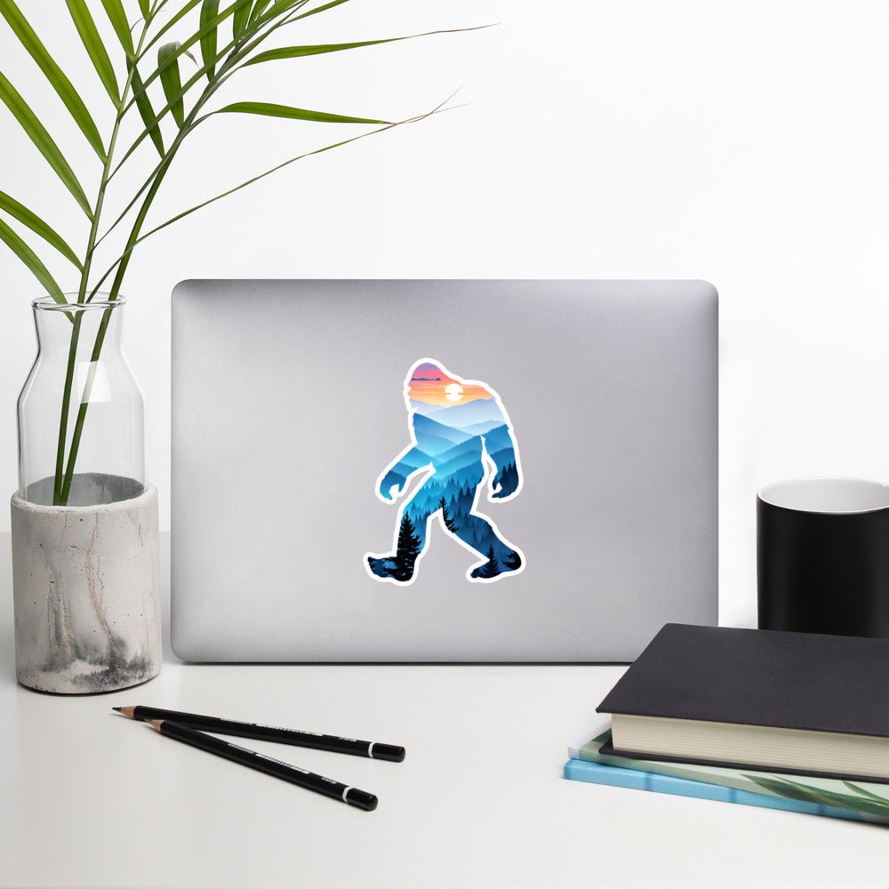 Bigfoot Blue Mountains Bubble - Free Stickers - Stickers - Discovery Co.