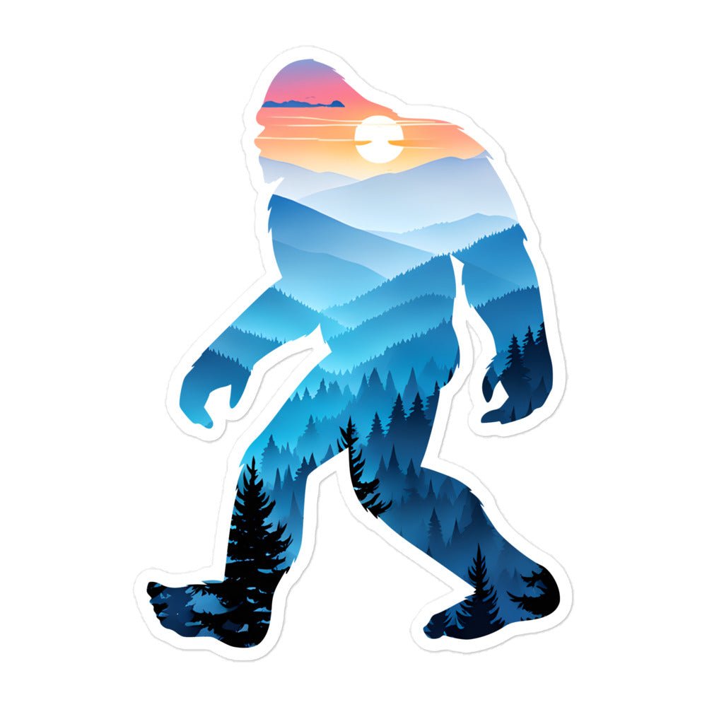 Bigfoot Blue Mountains Bubble - Free Stickers - Stickers - Discovery Co.