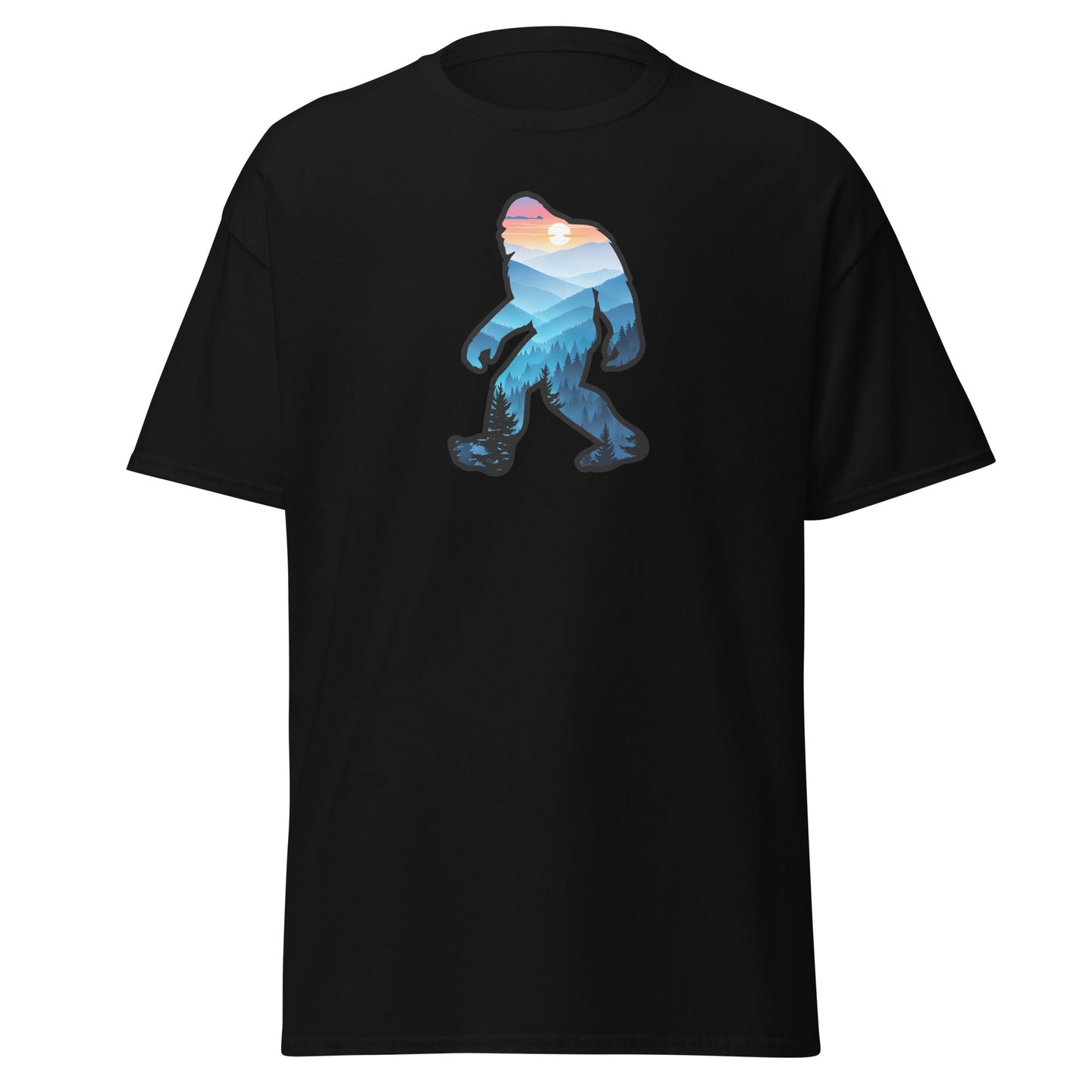 Bigfoot Blue Mountains Men's (Unisex) Classic Tee - Men's Shirts - Discovery Co.