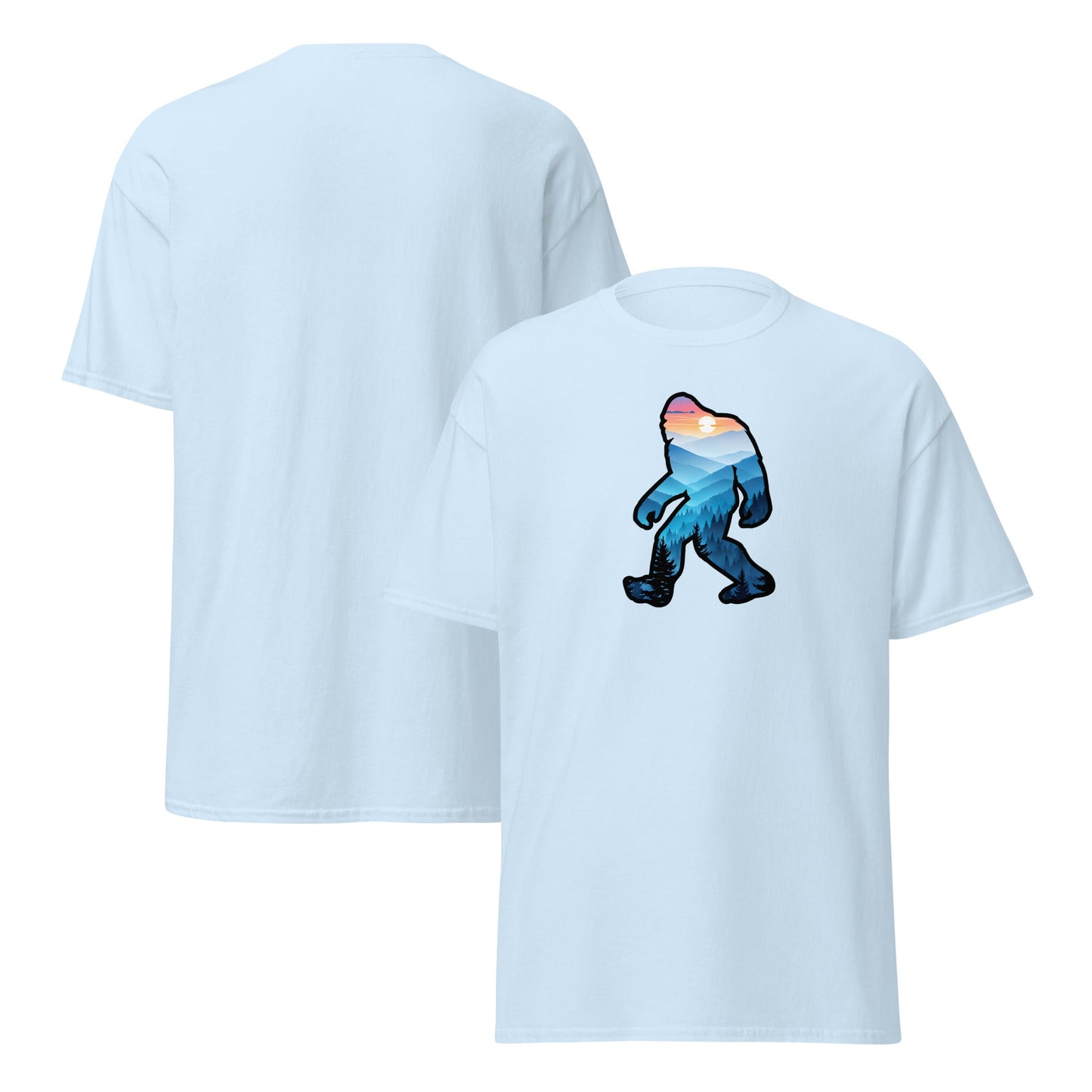 Bigfoot Blue Mountains Men's (Unisex) Classic Tee - Men's Shirts - Discovery Co.