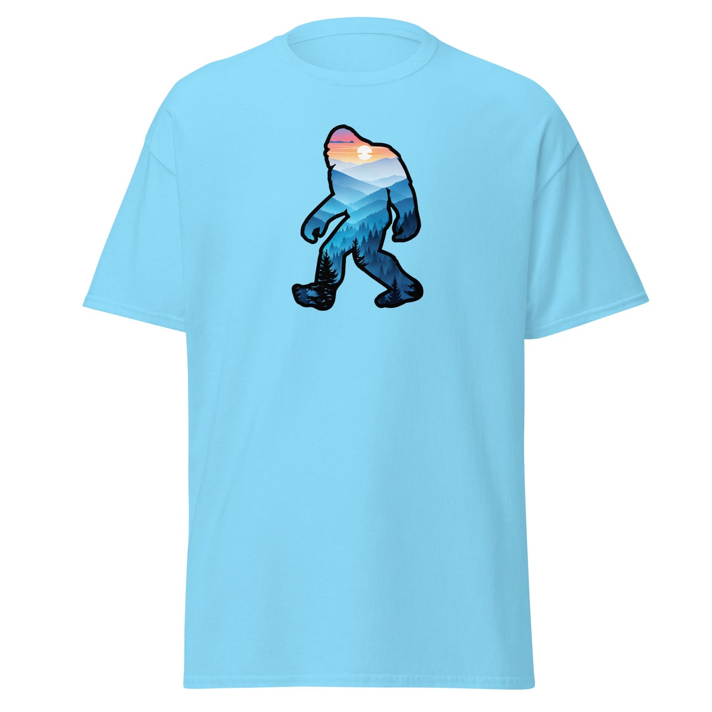 Bigfoot Blue Mountains Men's (Unisex) Classic Tee - Men's Shirts - Discovery Co.