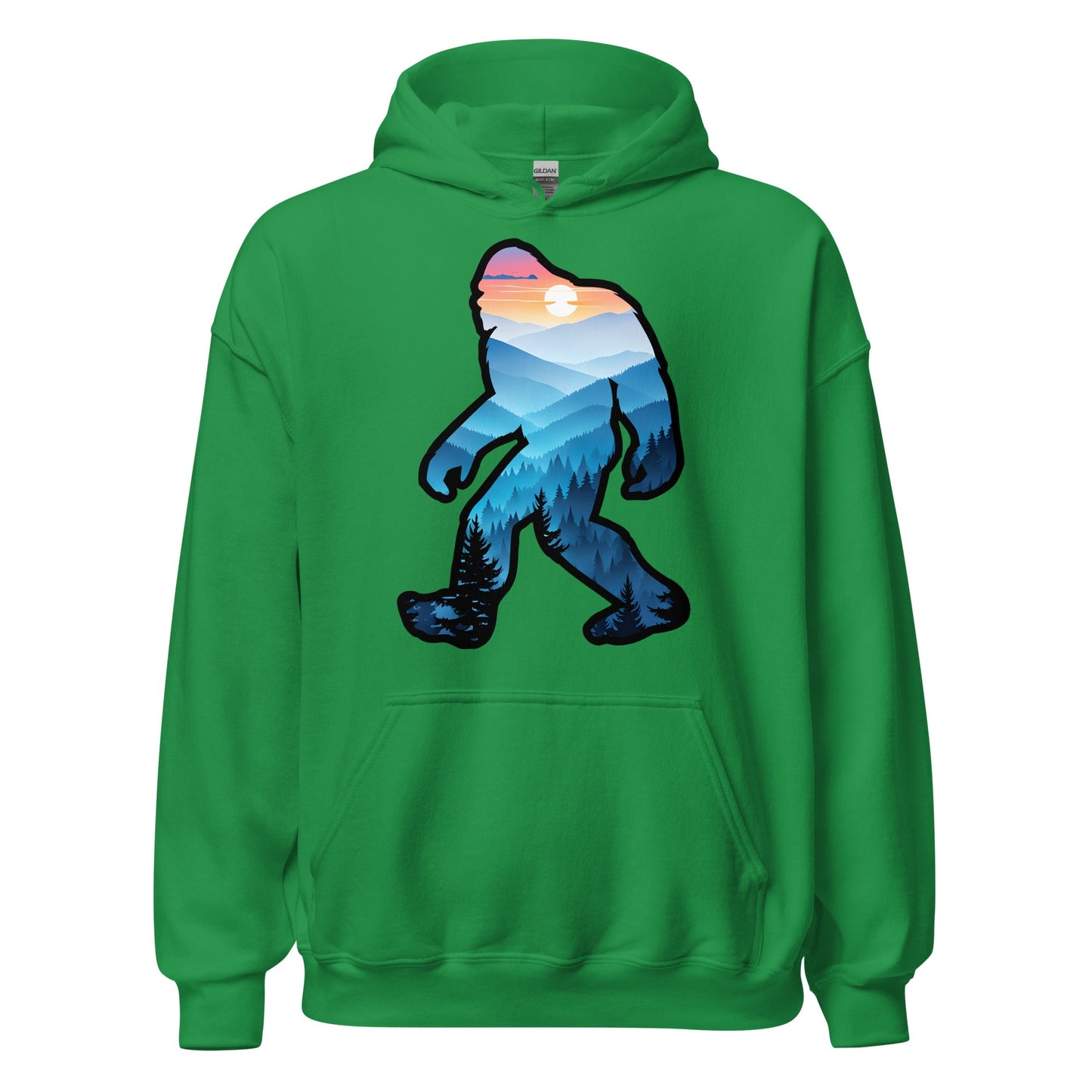 Bigfoot Blue Mountains Men's (Unisex) Hoodie - Hoodies - Discovery Co.