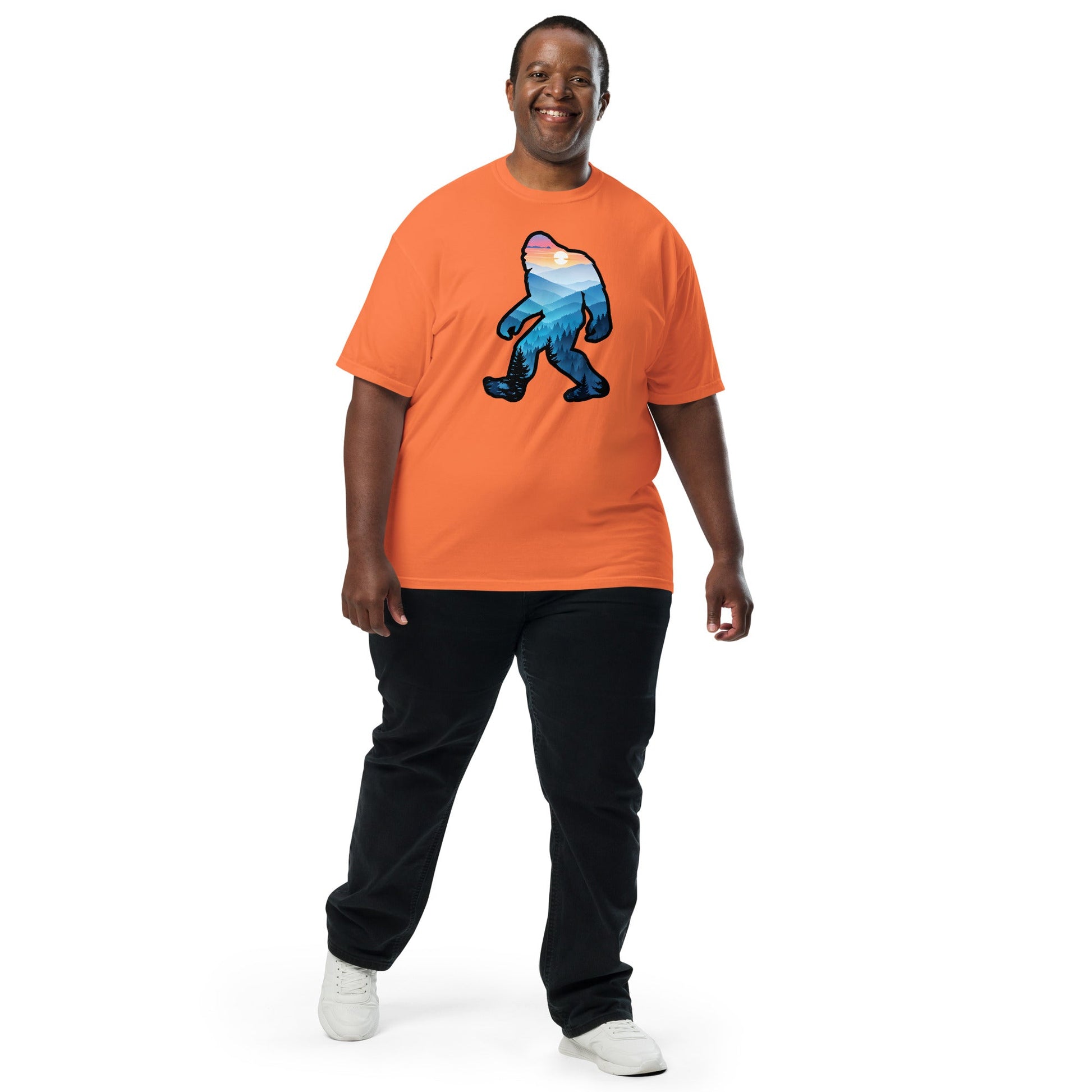 Bigfoot Blue Mountains Men's (Unisex) Premium Tee - Men's Shirts - Discovery Co.