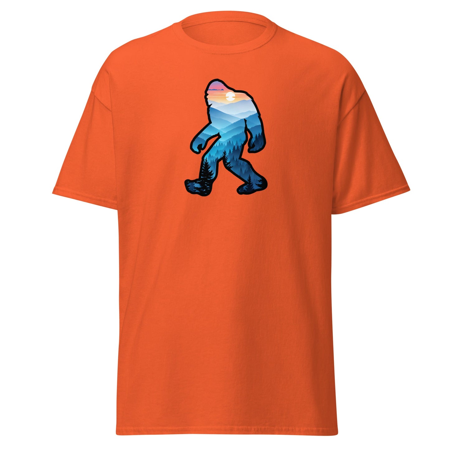 Bigfoot Blue Mountains Women's (Unisex) Classic Tee - Women's Shirts - Discovery Co.