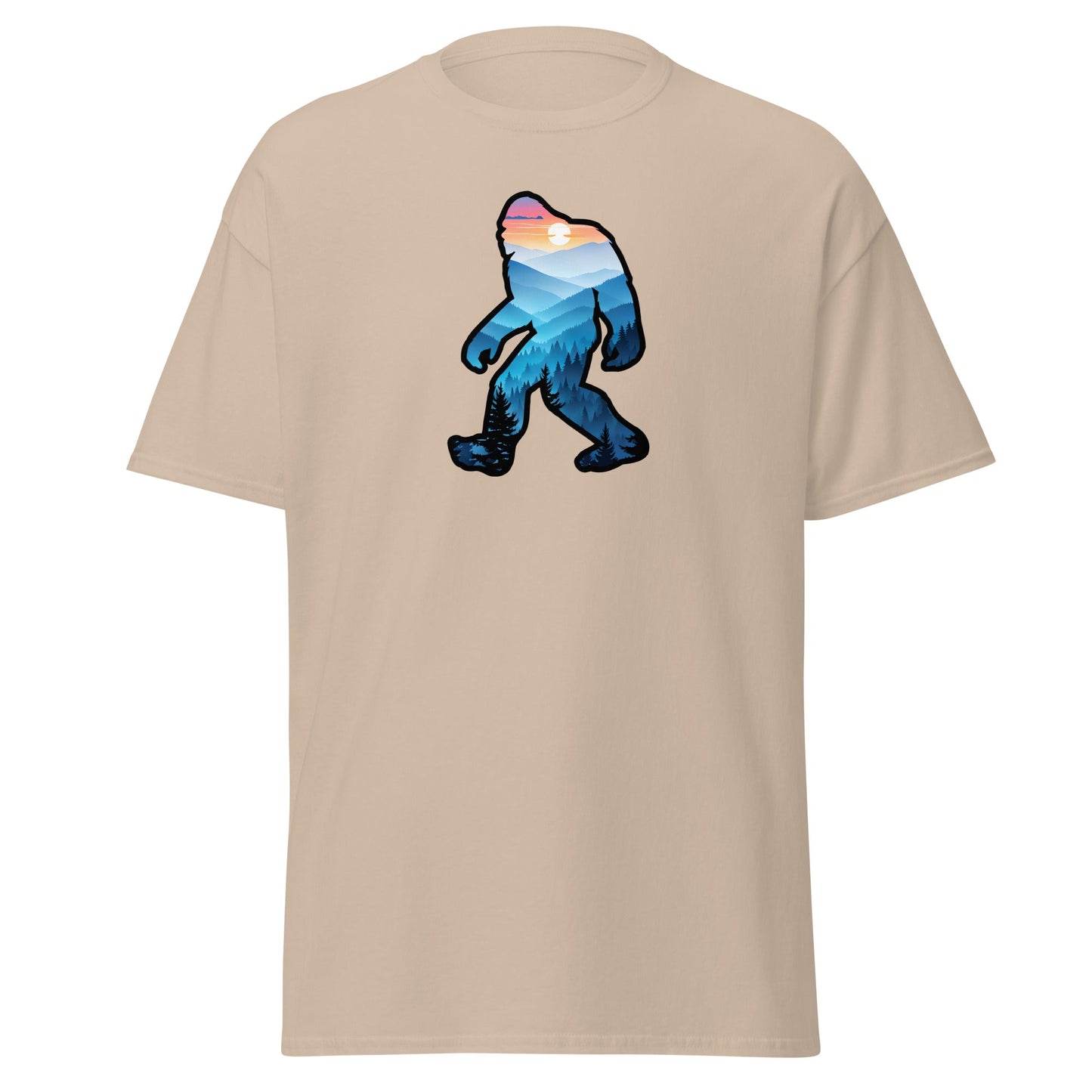 Bigfoot Blue Mountains Women's (Unisex) Classic Tee - Women's Shirts - Discovery Co.