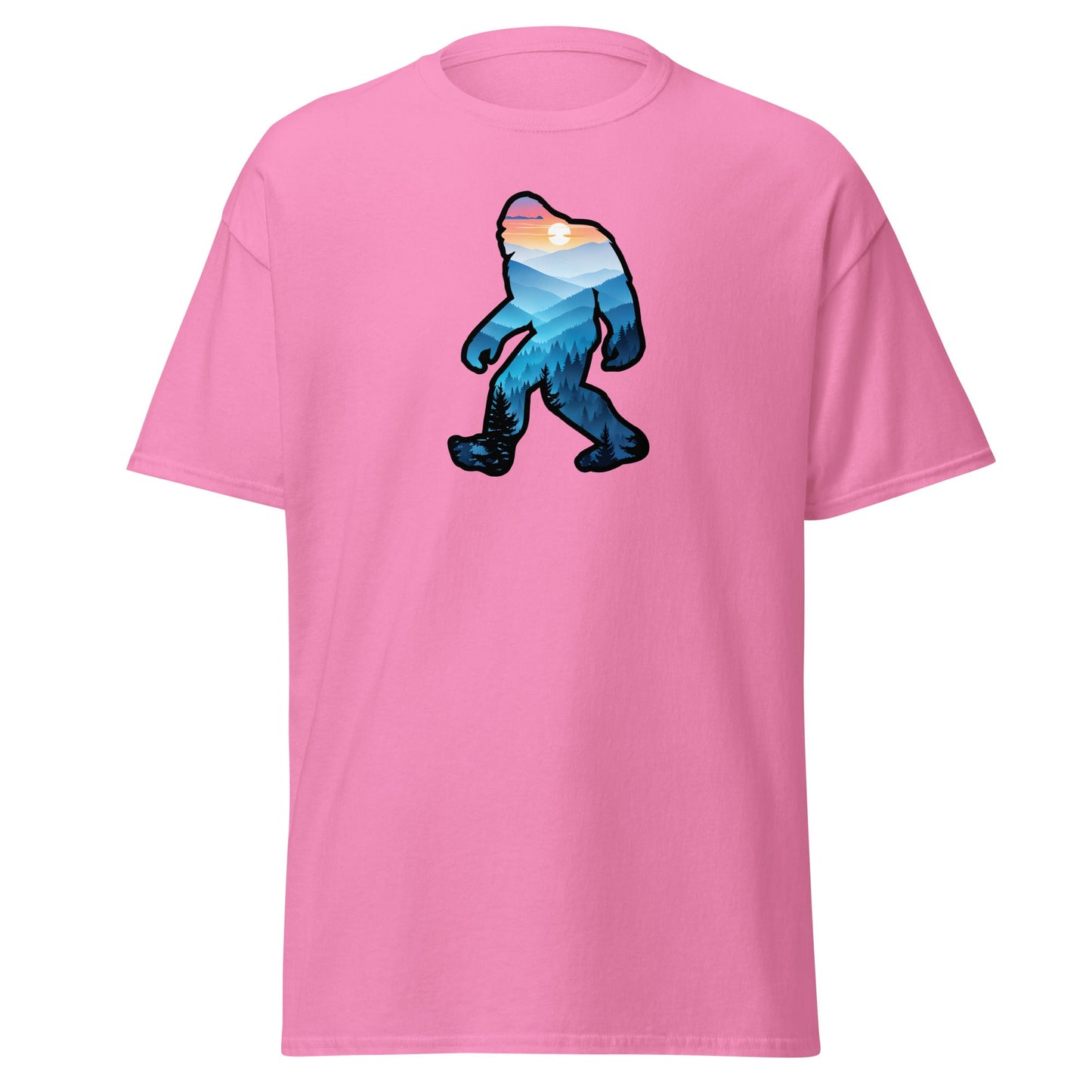 Bigfoot Blue Mountains Women's (Unisex) Classic Tee - Women's Shirts - Discovery Co.