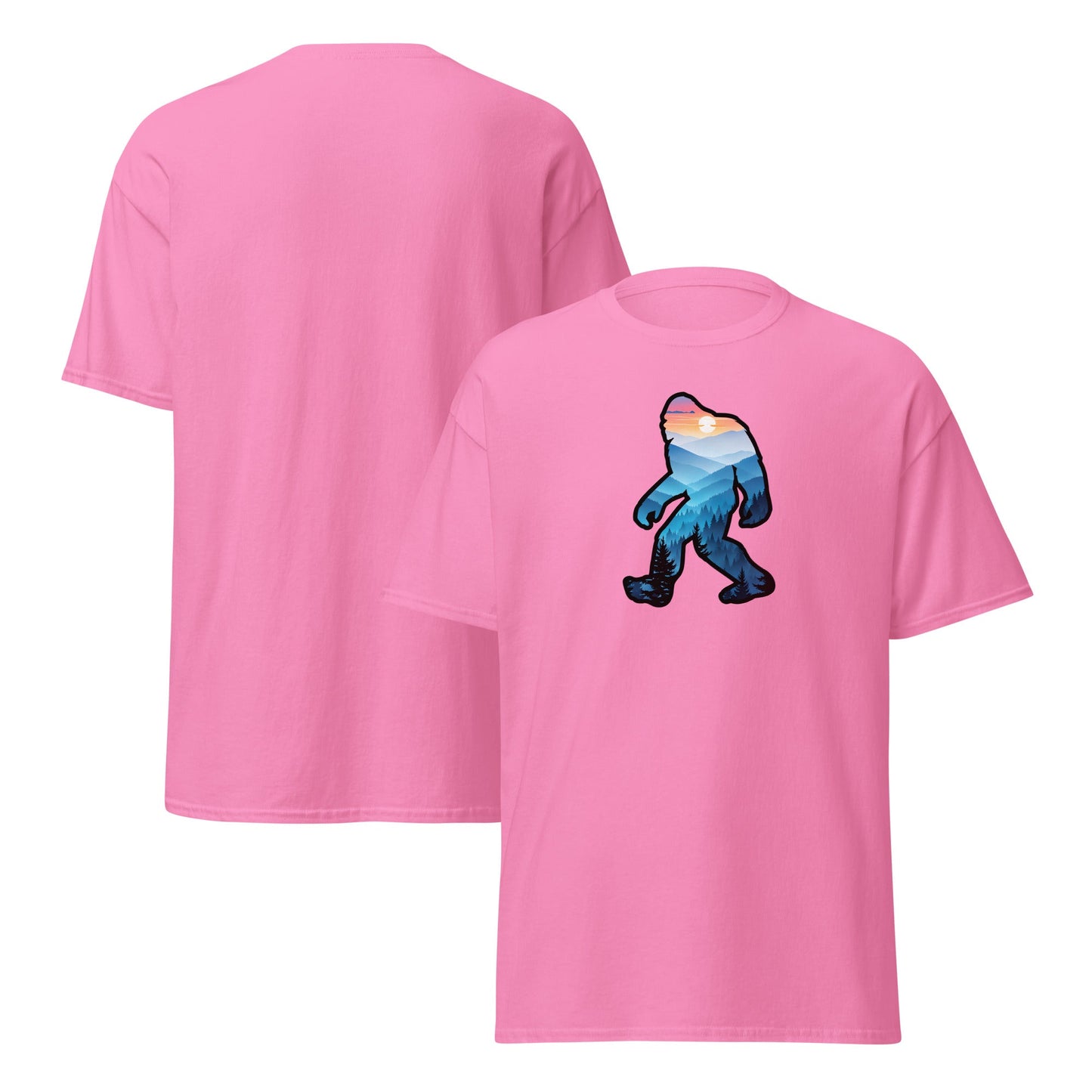 Bigfoot Blue Mountains Women's (Unisex) Classic Tee - Women's Shirts - Discovery Co.
