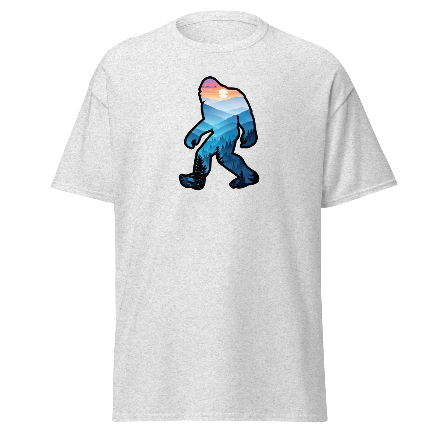 Bigfoot Blue Mountains Women's (Unisex) Classic Tee - Women's Shirts - Discovery Co.