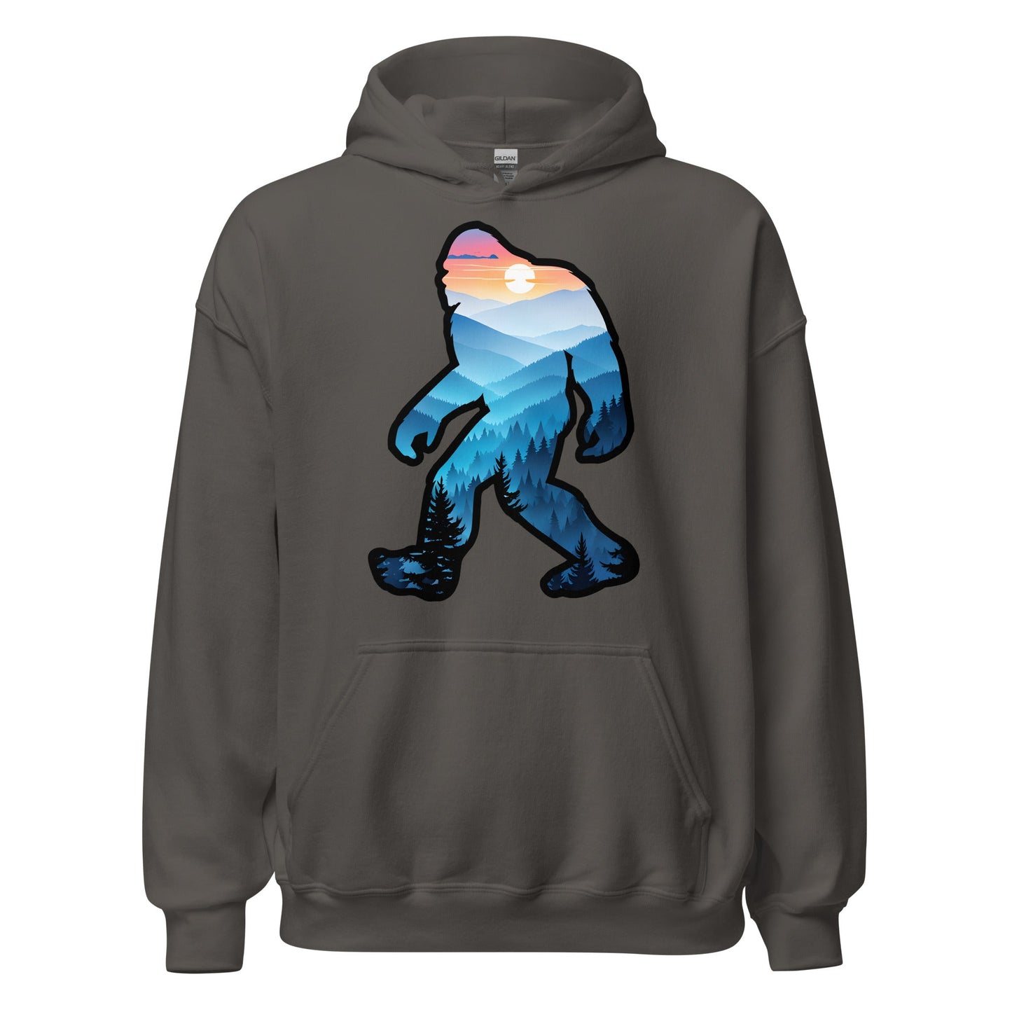Bigfoot Blue Mountains Women's (Unisex) Hoodie - Hoodies - Discovery Co.