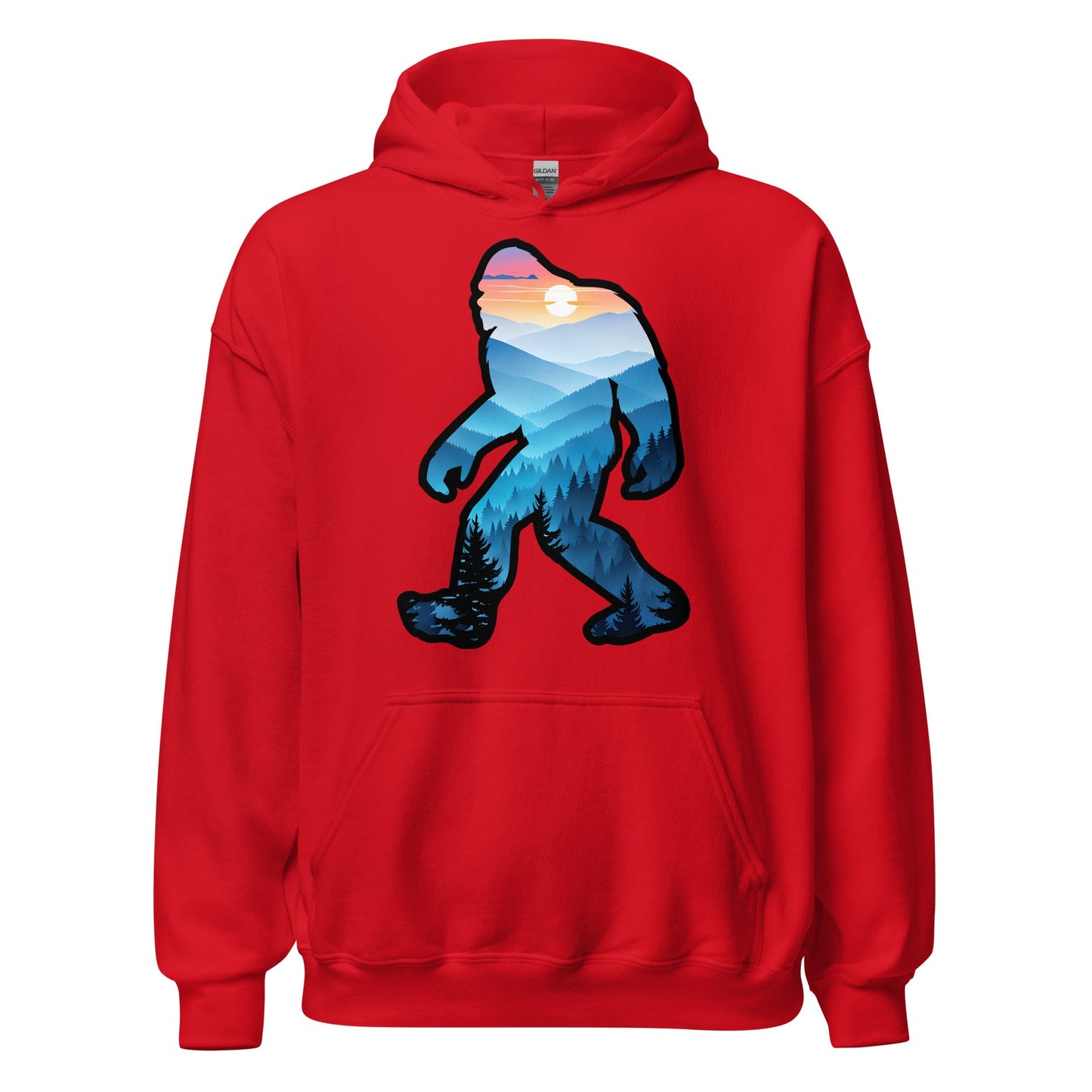 Bigfoot Blue Mountains Women's (Unisex) Hoodie - Hoodies - Discovery Co.
