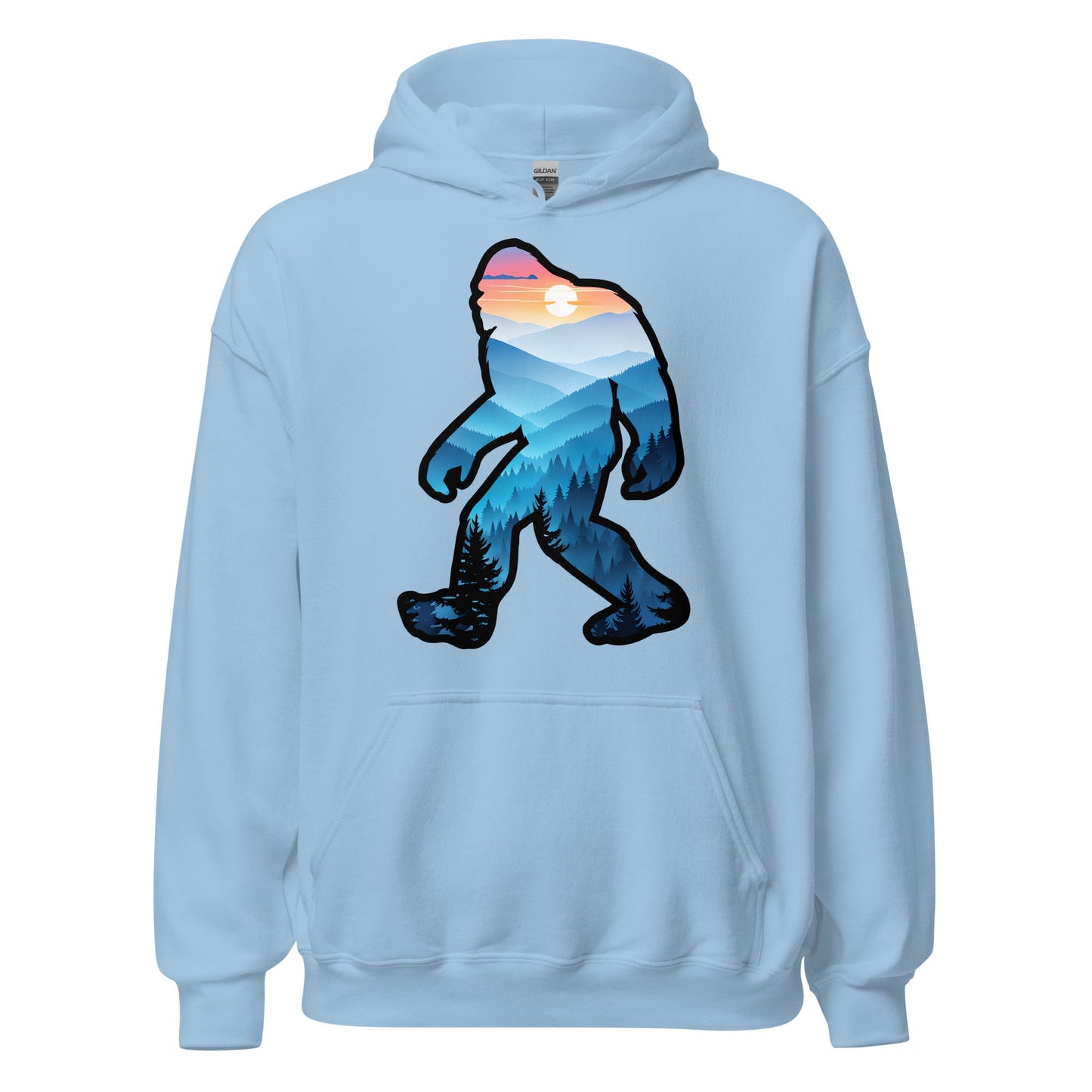 Bigfoot Blue Mountains Women's (Unisex) Hoodie - Hoodies - Discovery Co.