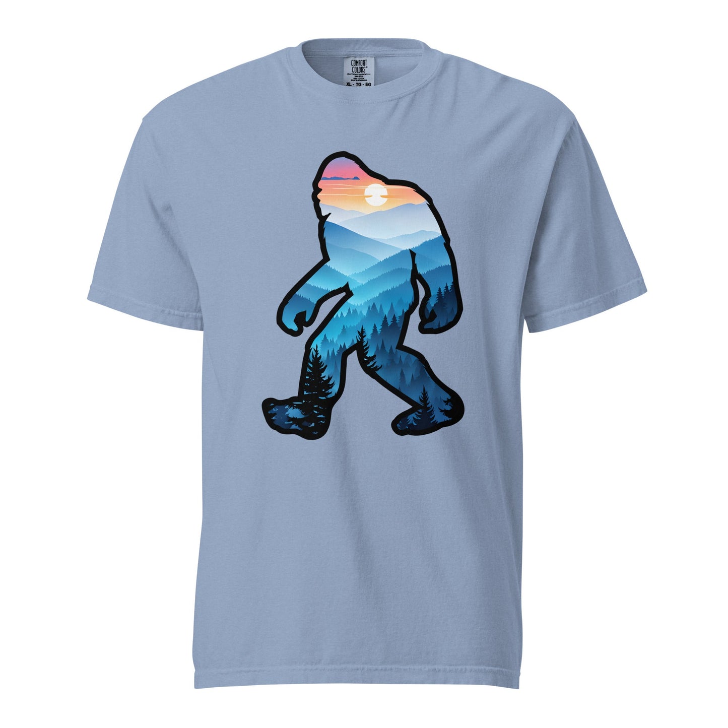 Bigfoot Blue Mountains Women's (Unisex) Premium Tee - Women's Shirts - Discovery Co.