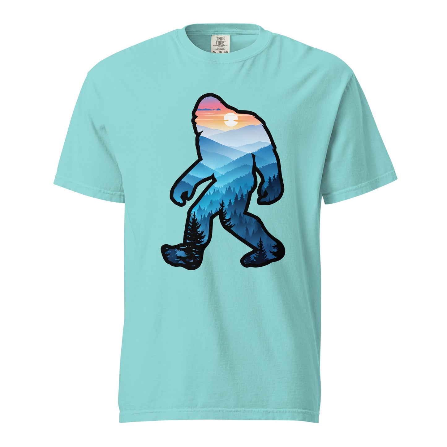 Bigfoot Blue Mountains Women's (Unisex) Premium Tee - Women's Shirts - Discovery Co.
