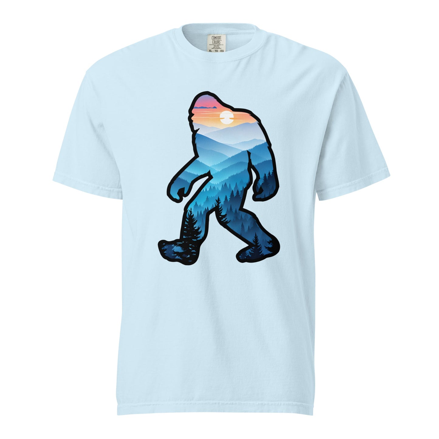 Bigfoot Blue Mountains Women's (Unisex) Premium Tee - Women's Shirts - Discovery Co.