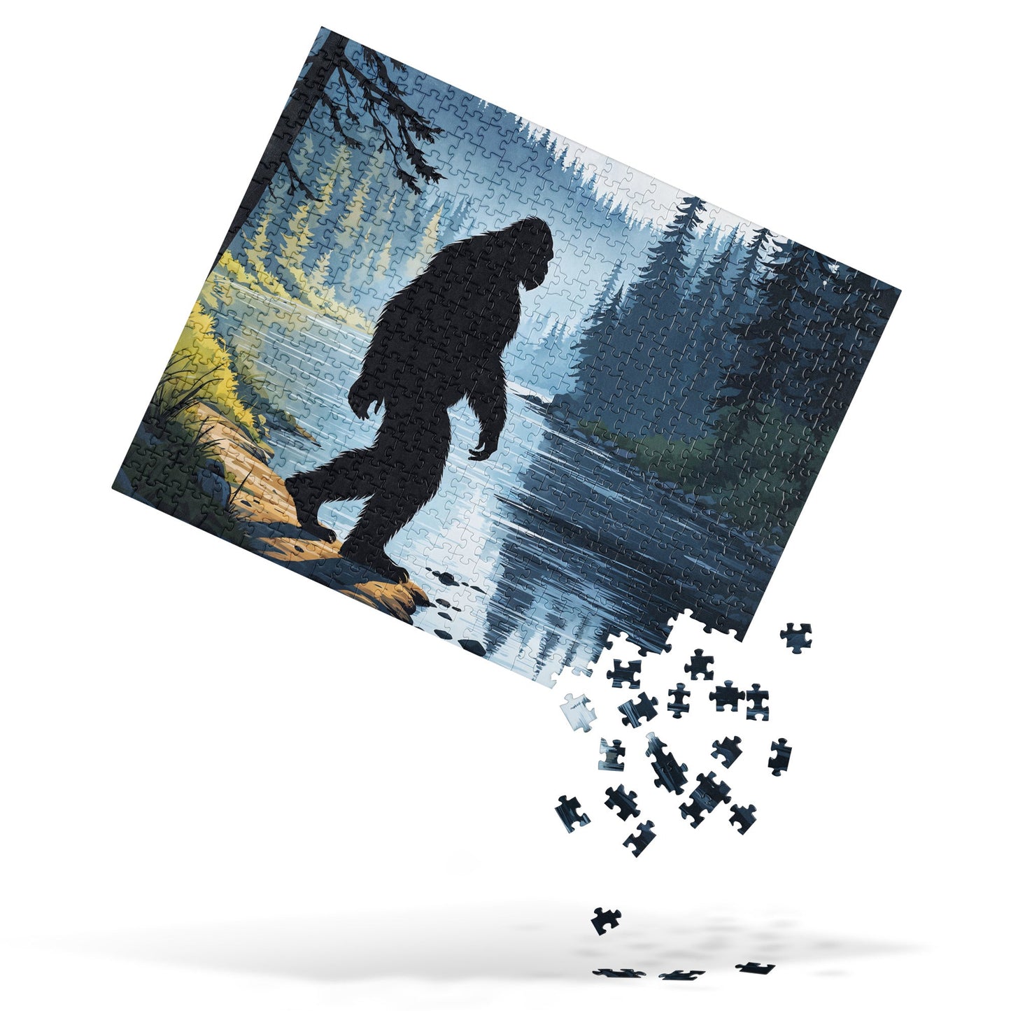 Bigfoot By The River Jigsaw Puzzle - Puzzle - Discovery Co.