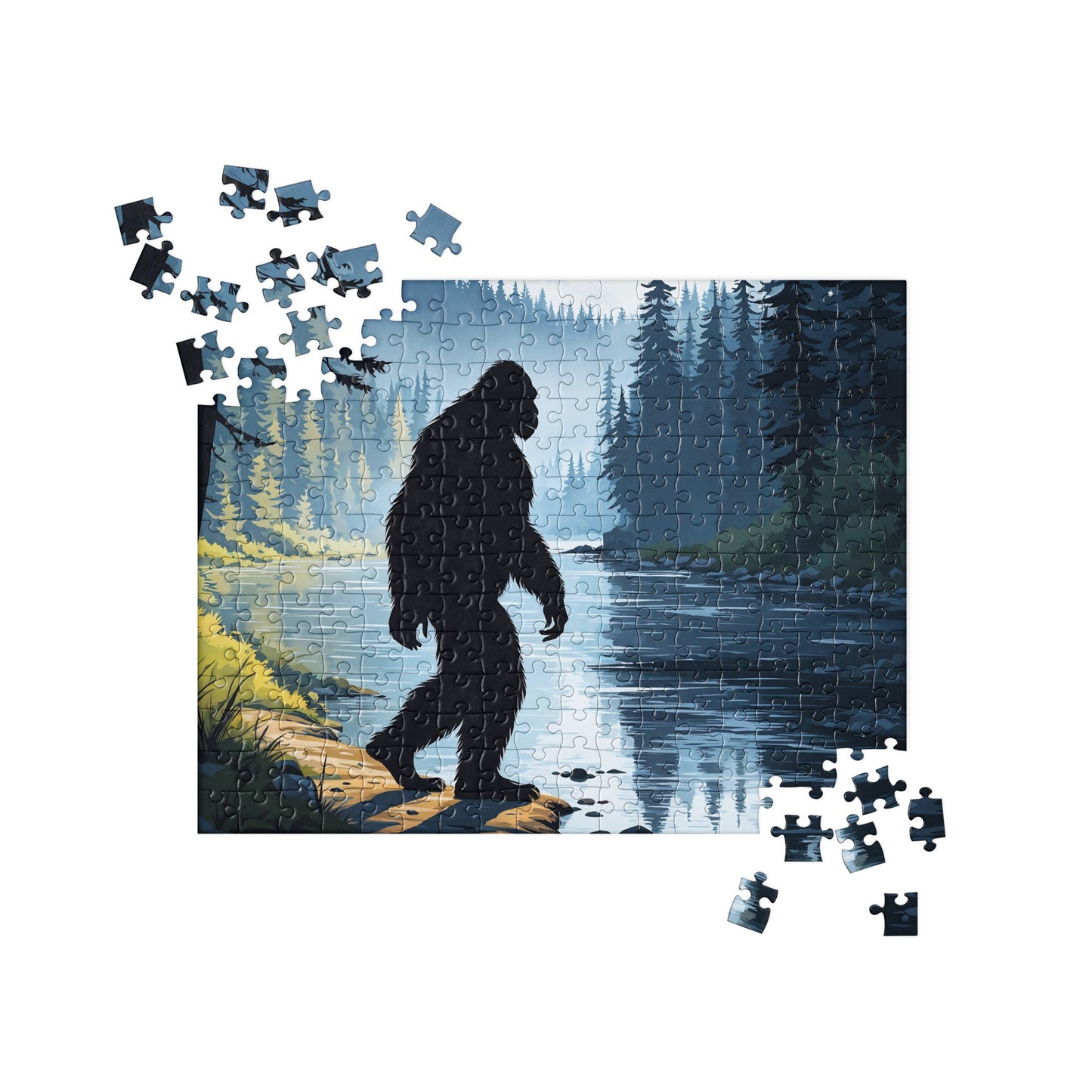 Bigfoot By The River Jigsaw Puzzle - Puzzle - Discovery Co.
