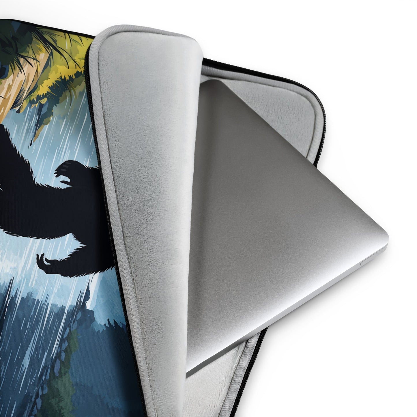 Bigfoot By The River Laptop Sleeve - Laptop Cases - Discovery Co.