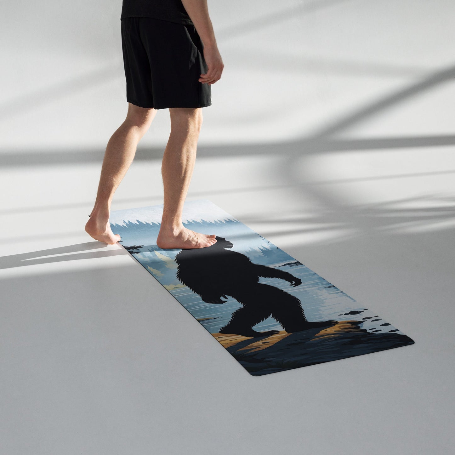 Bigfoot By The River Yoga Mat - Yoga Mat - Discovery Co.