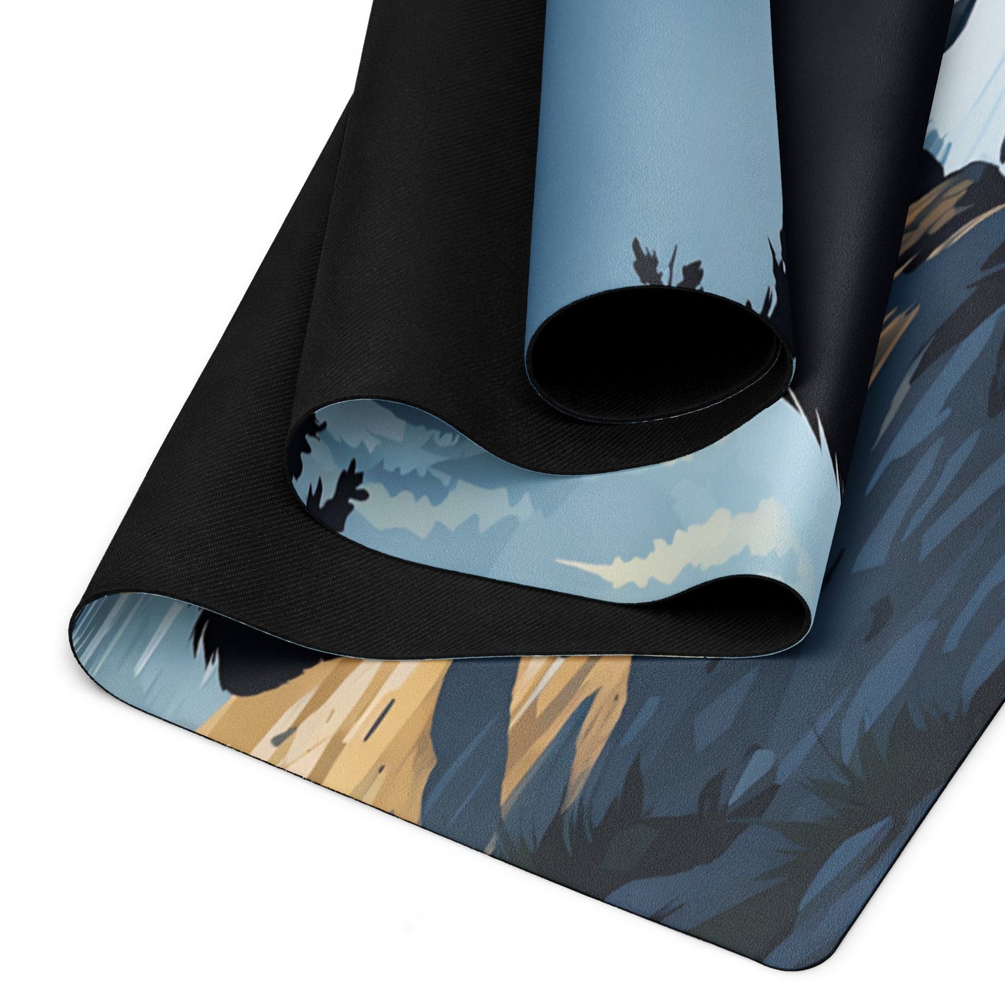 Bigfoot By The River Yoga Mat - Yoga Mat - Discovery Co.