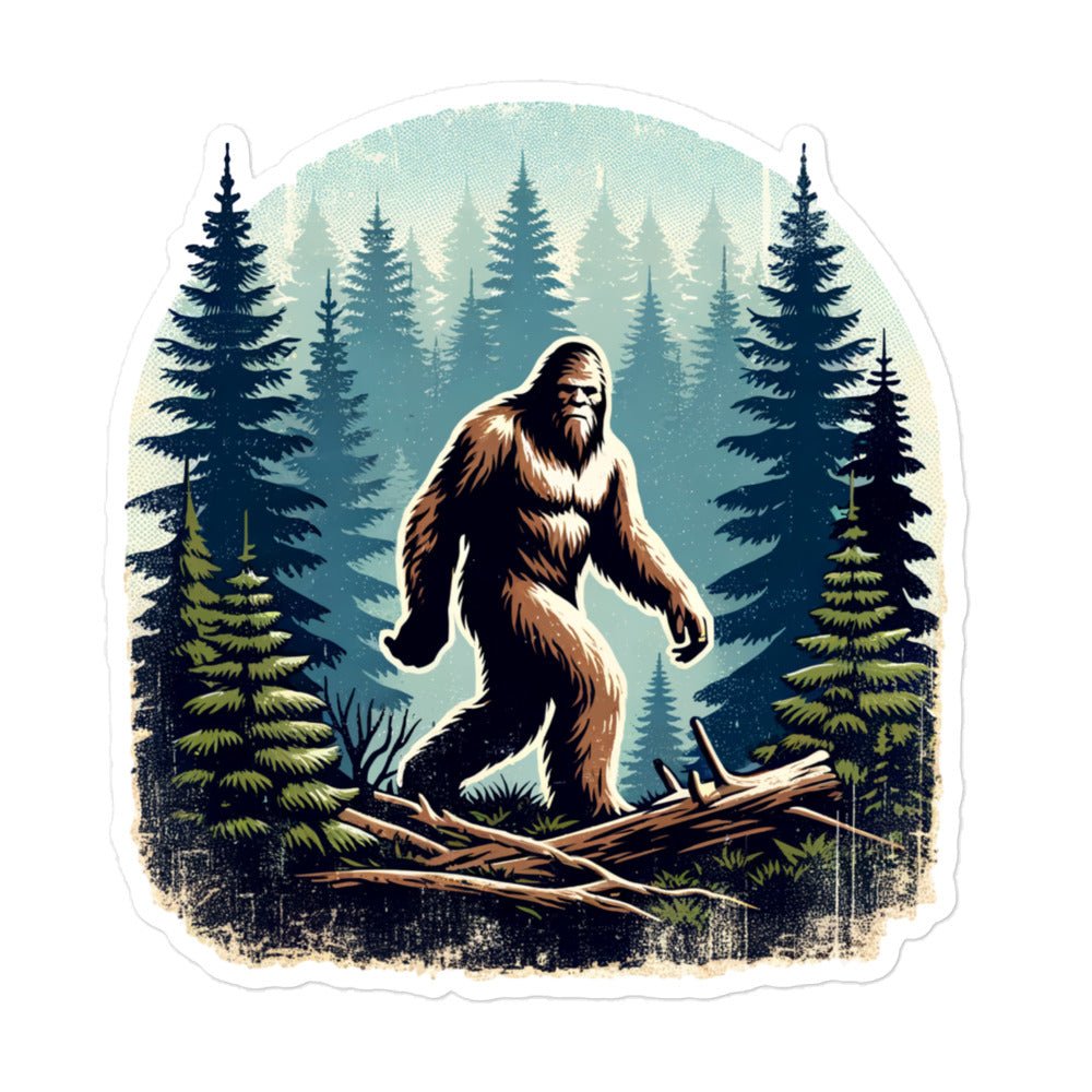 Bigfoot Forest Bubble - Free Stickers - Stickers - Discovery Co.