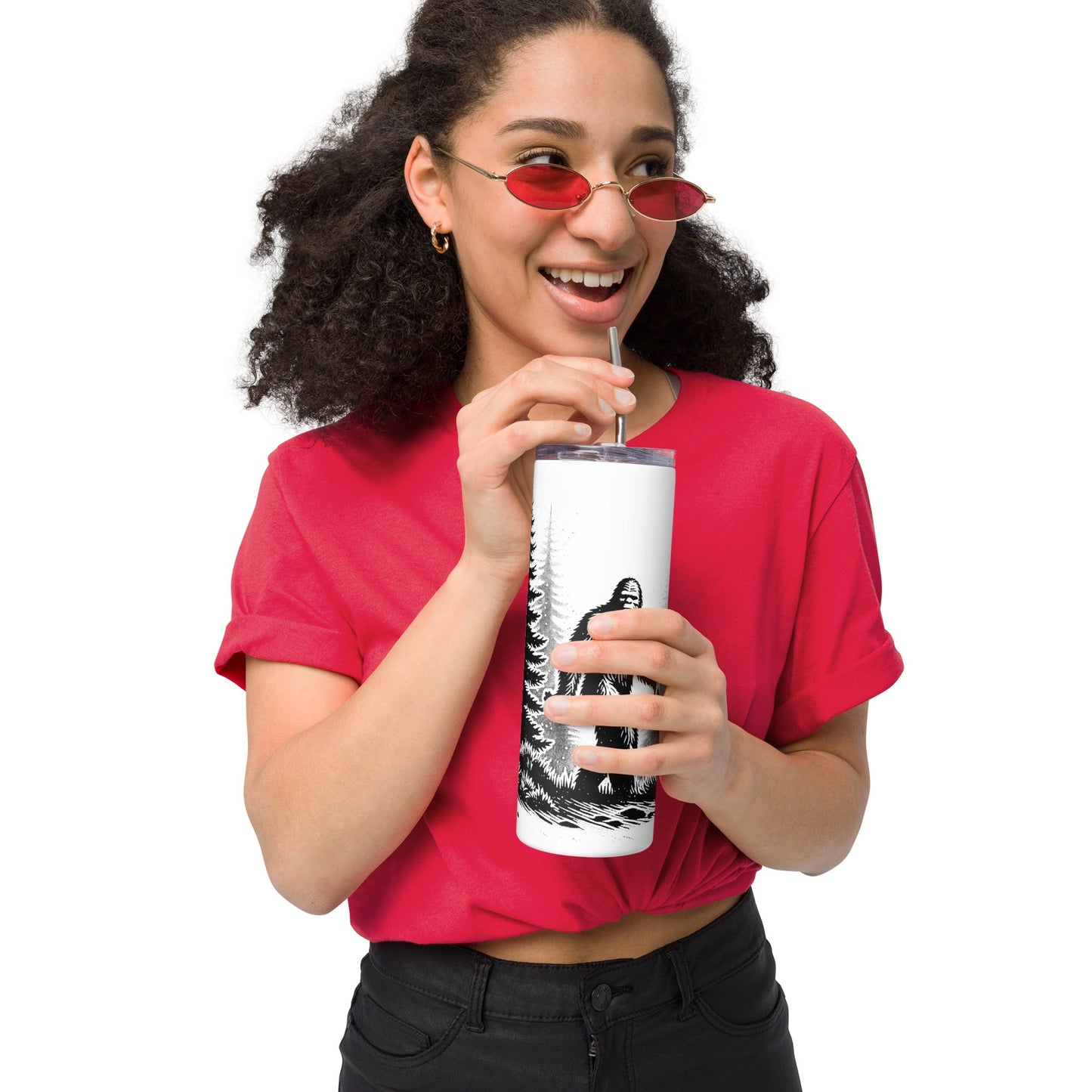 Bigfoot Forest II Stainless Steel Tumbler - Steel Tumbler - Discovery Co.