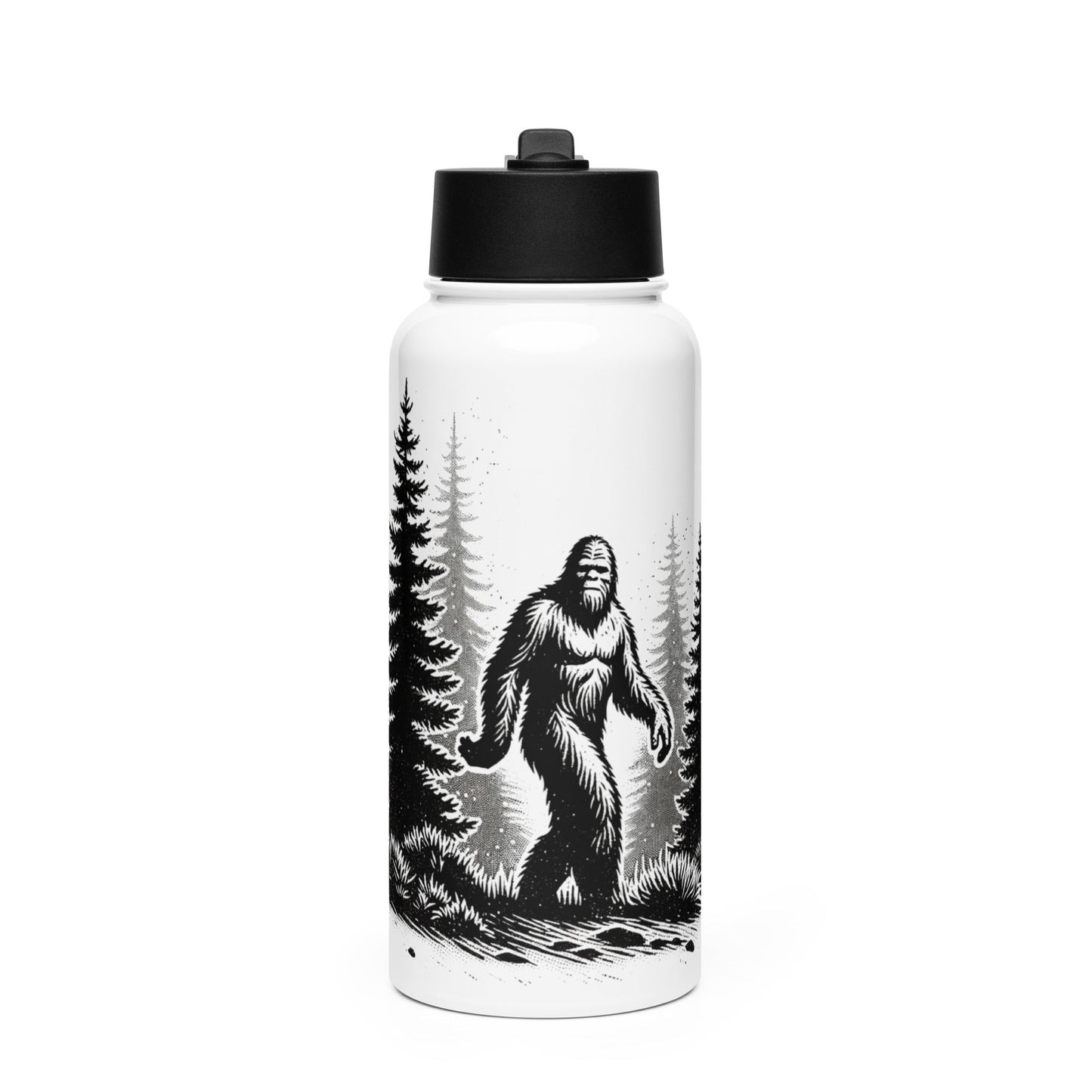 Bigfoot Forest II Stainless Steel Water Bottle With Straw Lid - Stainless Steel Water Bottle With Straw Lid - Discovery Co.
