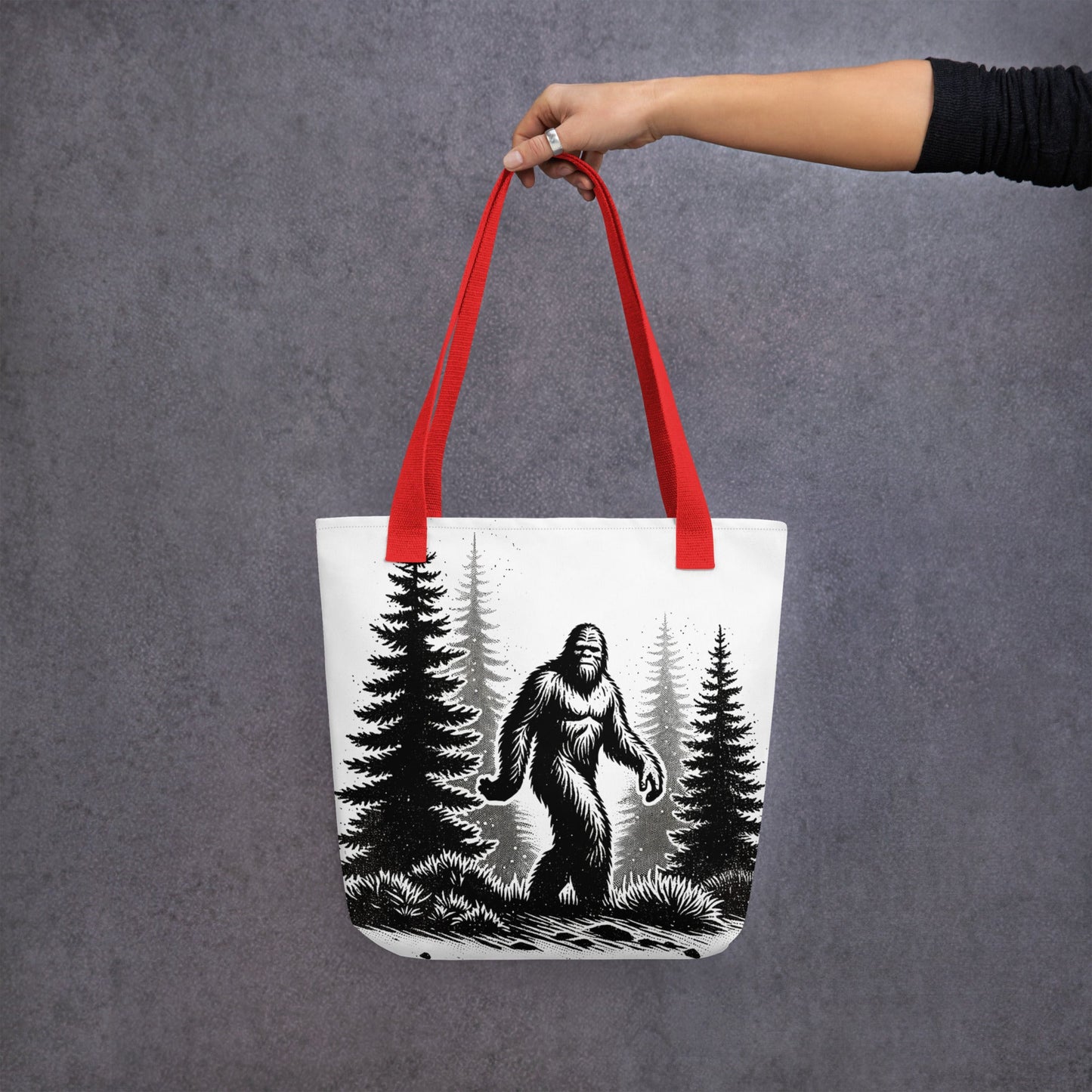 Bigfoot Forest II Tote Bag - Tote Bags - Discovery Co.
