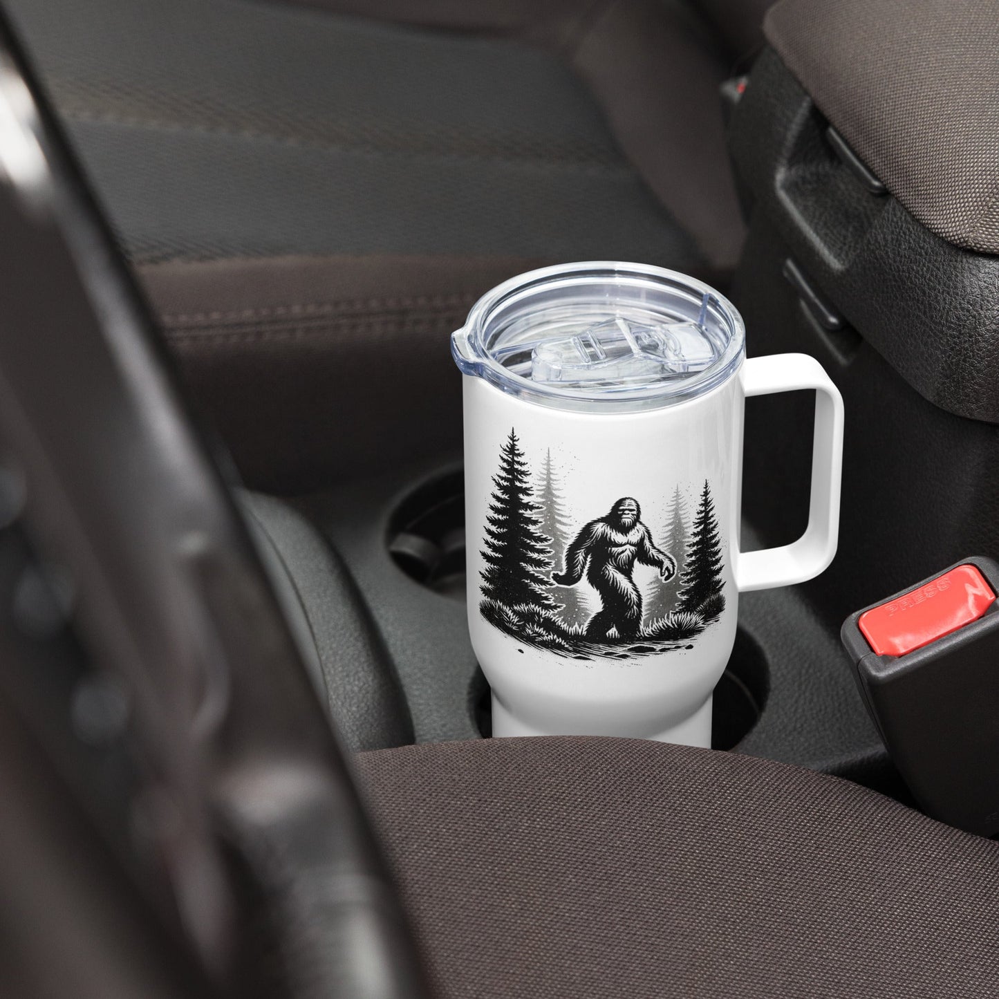 Bigfoot Forest II Travel Mug With Handle (25 oz and 40 oz) - Travel Mug - Discovery Co.